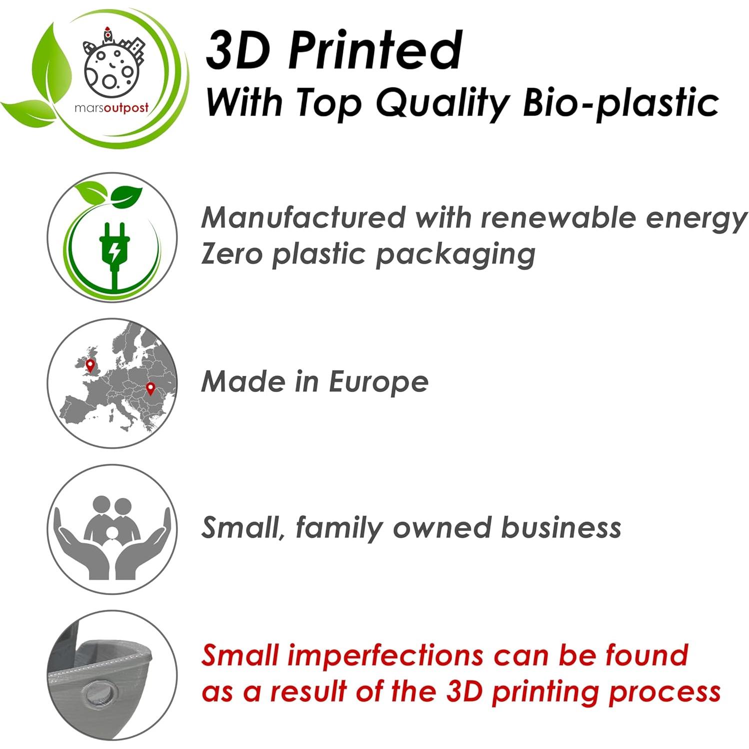 Soporte Magnético para AirTag Mars Outpost x4 Resistente al Agua