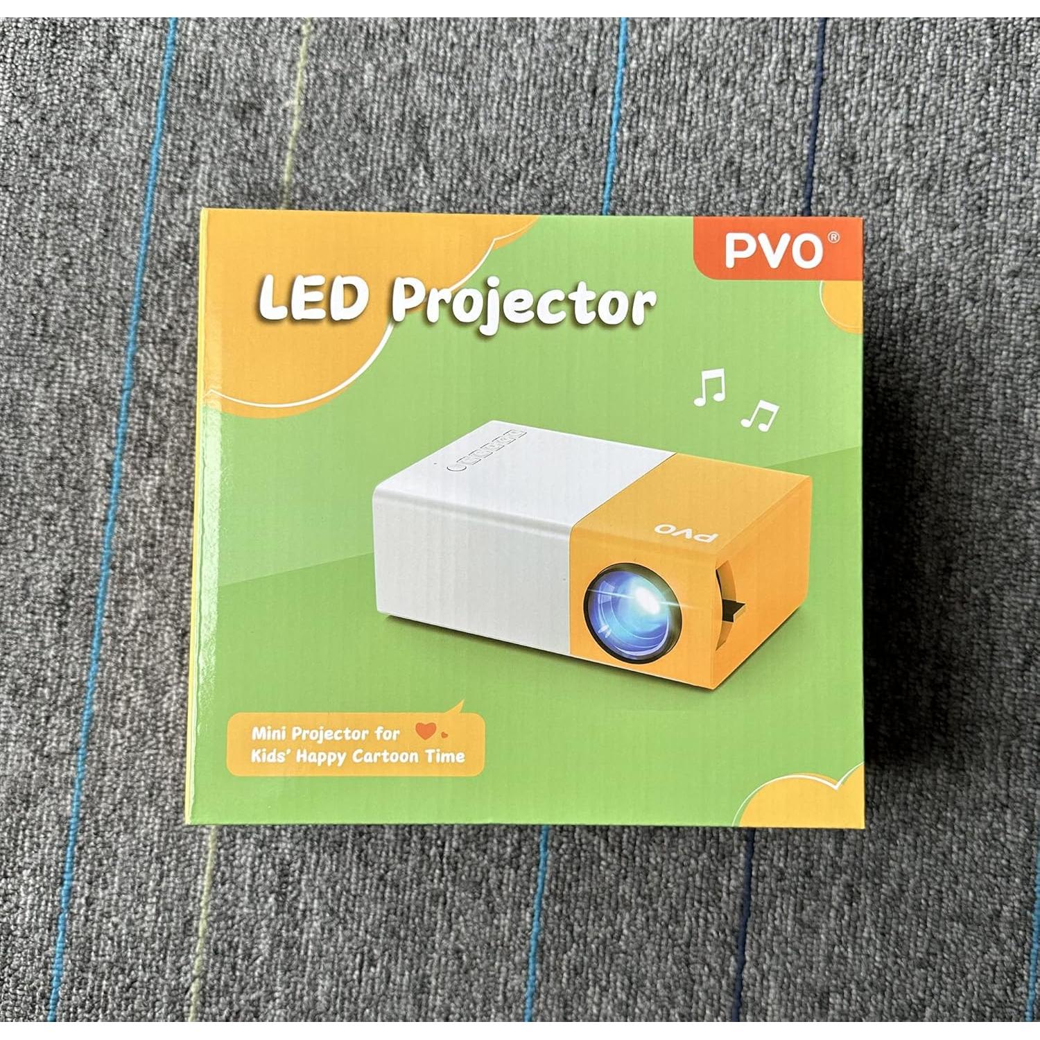 Proyector Mini PVO YG300Pro Portátil 300g con Bluetooth