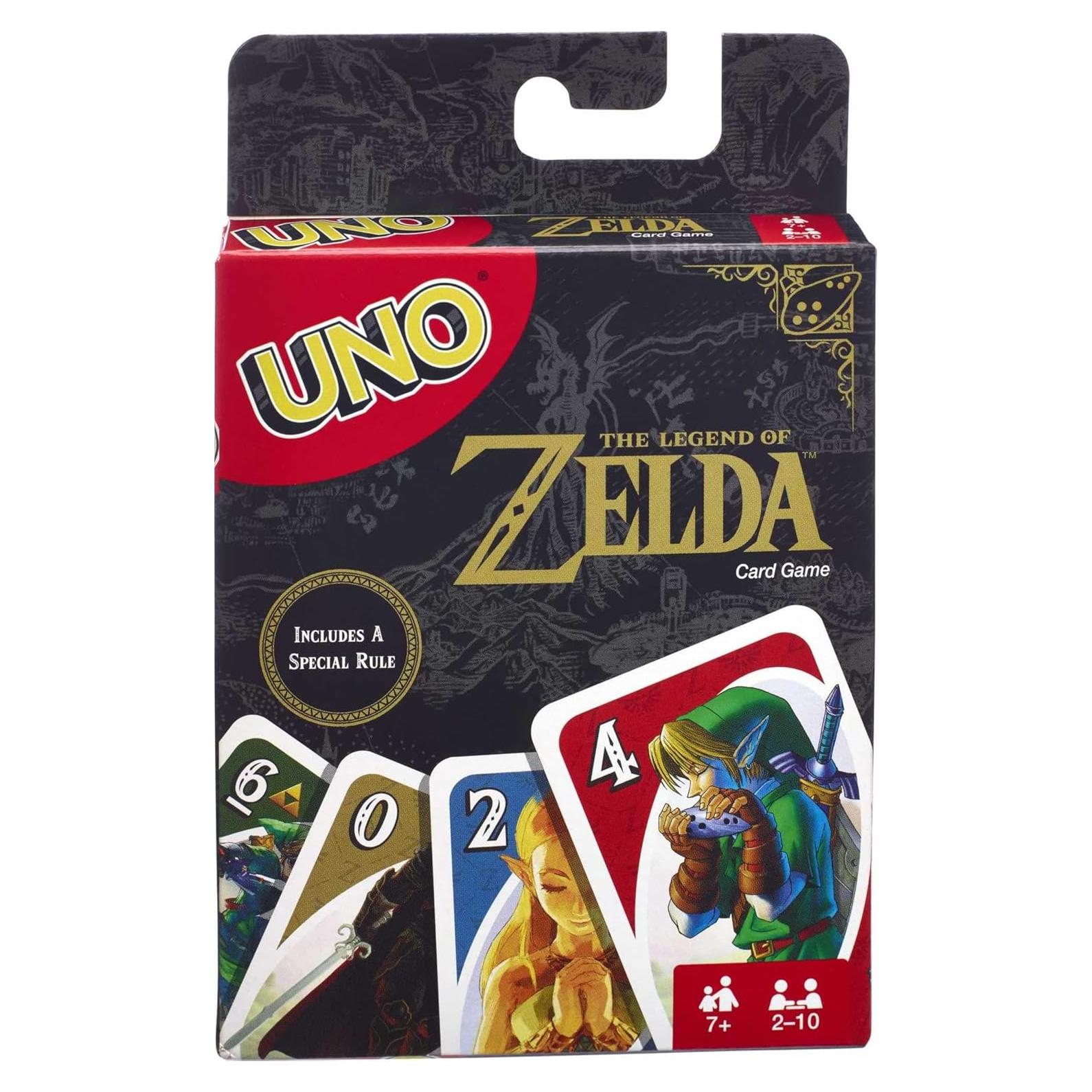 Juego de Cartas UNO La Leyenda de Zelda Mattel 112 cartas