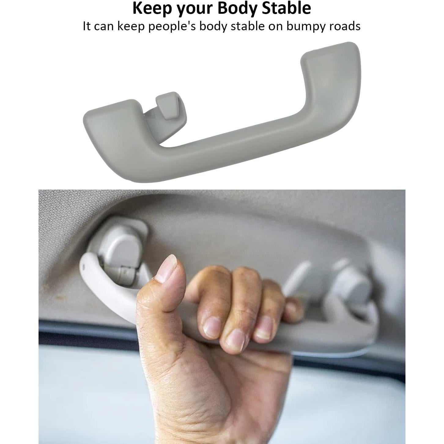 Mango de Techo Interior YIGUCS Gris para Toyota Corolla y Más