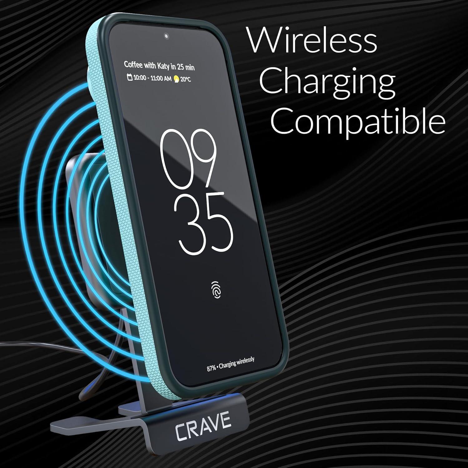 Funda Dual Guard Crave para Google Pixel 9 y 9 Pro - Aqua