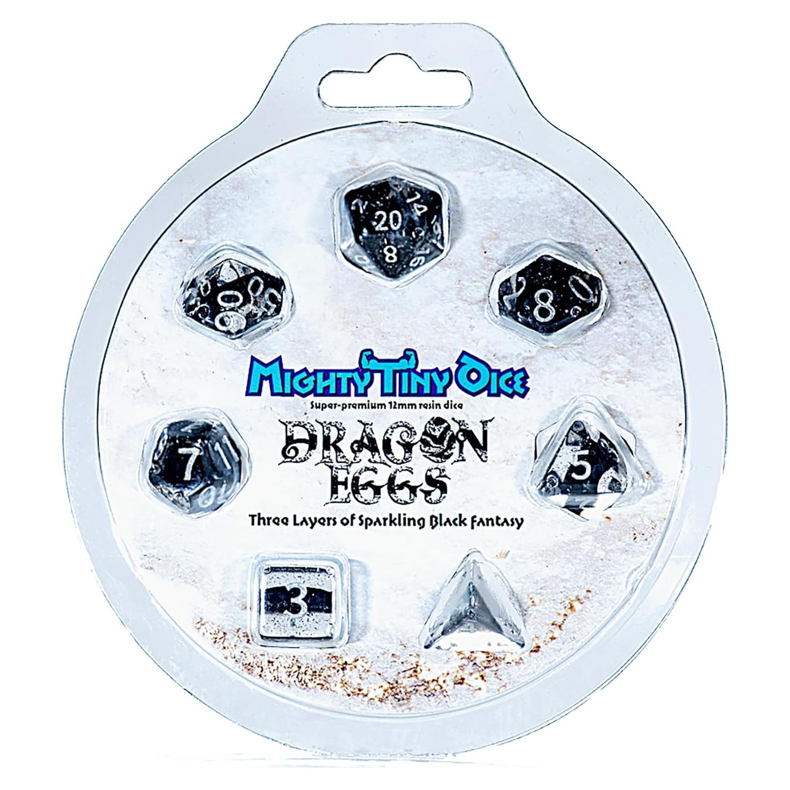 Dados RPG Miniatura Gate Keeper - Huevos de Dragón - 7 pcs