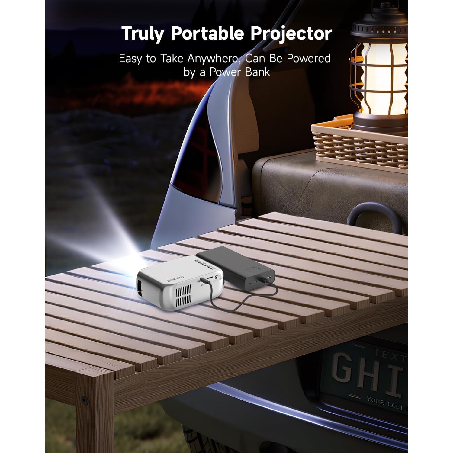 Mini proyector Pankaji 1080P WiFi portátil para iPhone