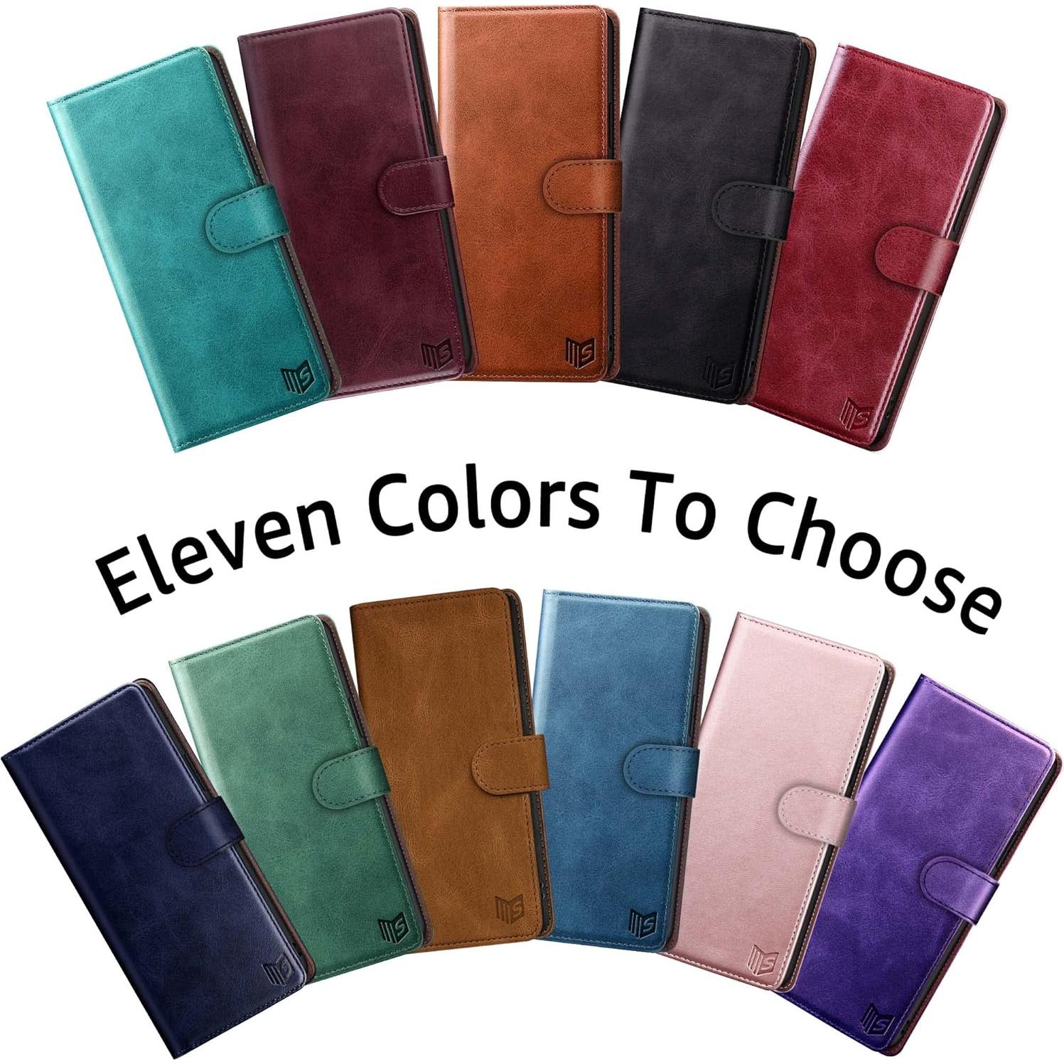 Funda de billetera SUANPOT para Samsung A14 5G con RFID