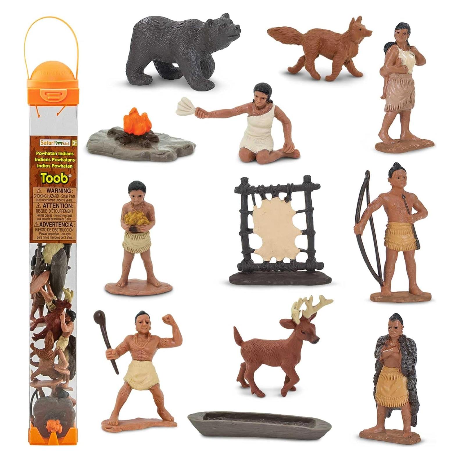 Safari Ltd. Indios Powhatan TOOB - 12 Figuras Educativas