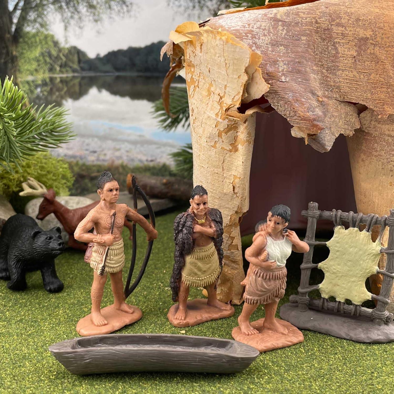 Safari Ltd. Indios Powhatan TOOB - 12 Figuras Educativas