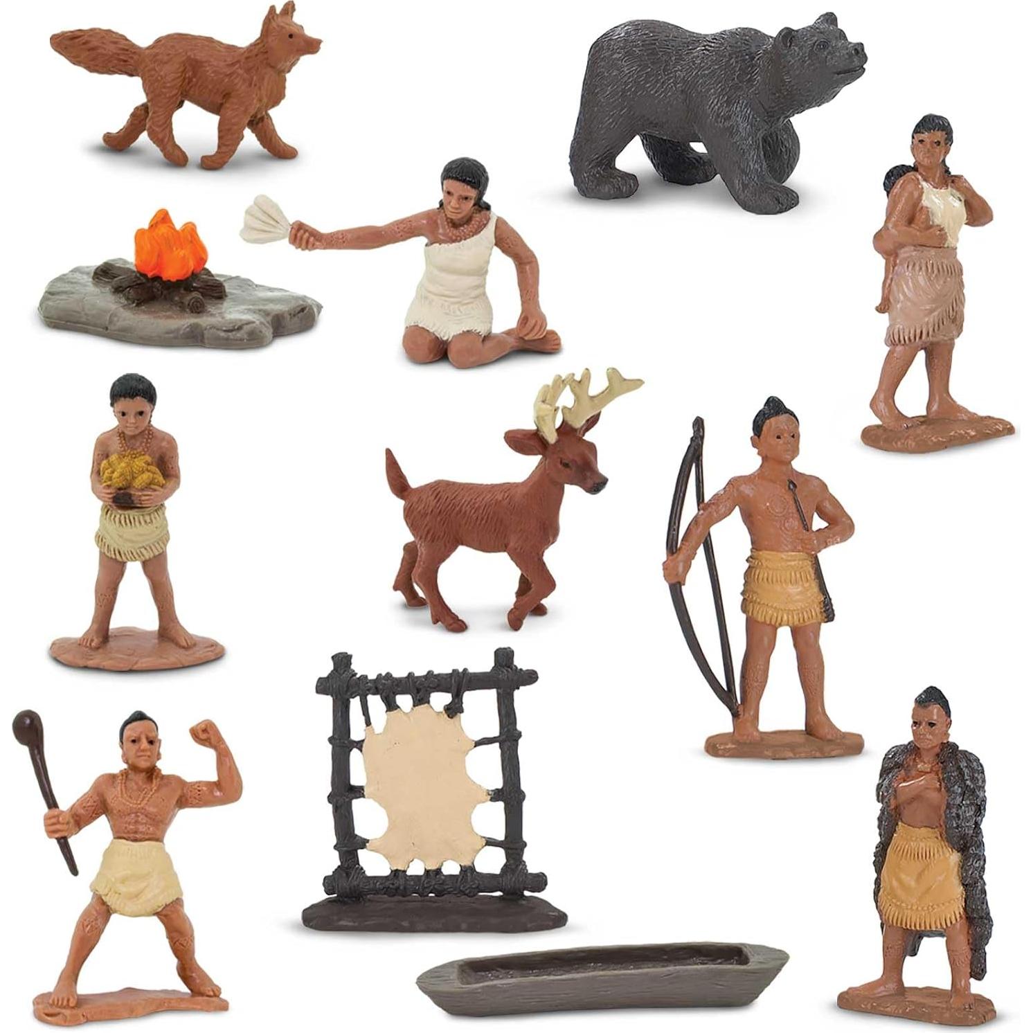 Safari Ltd. Indios Powhatan TOOB - 12 Figuras Educativas