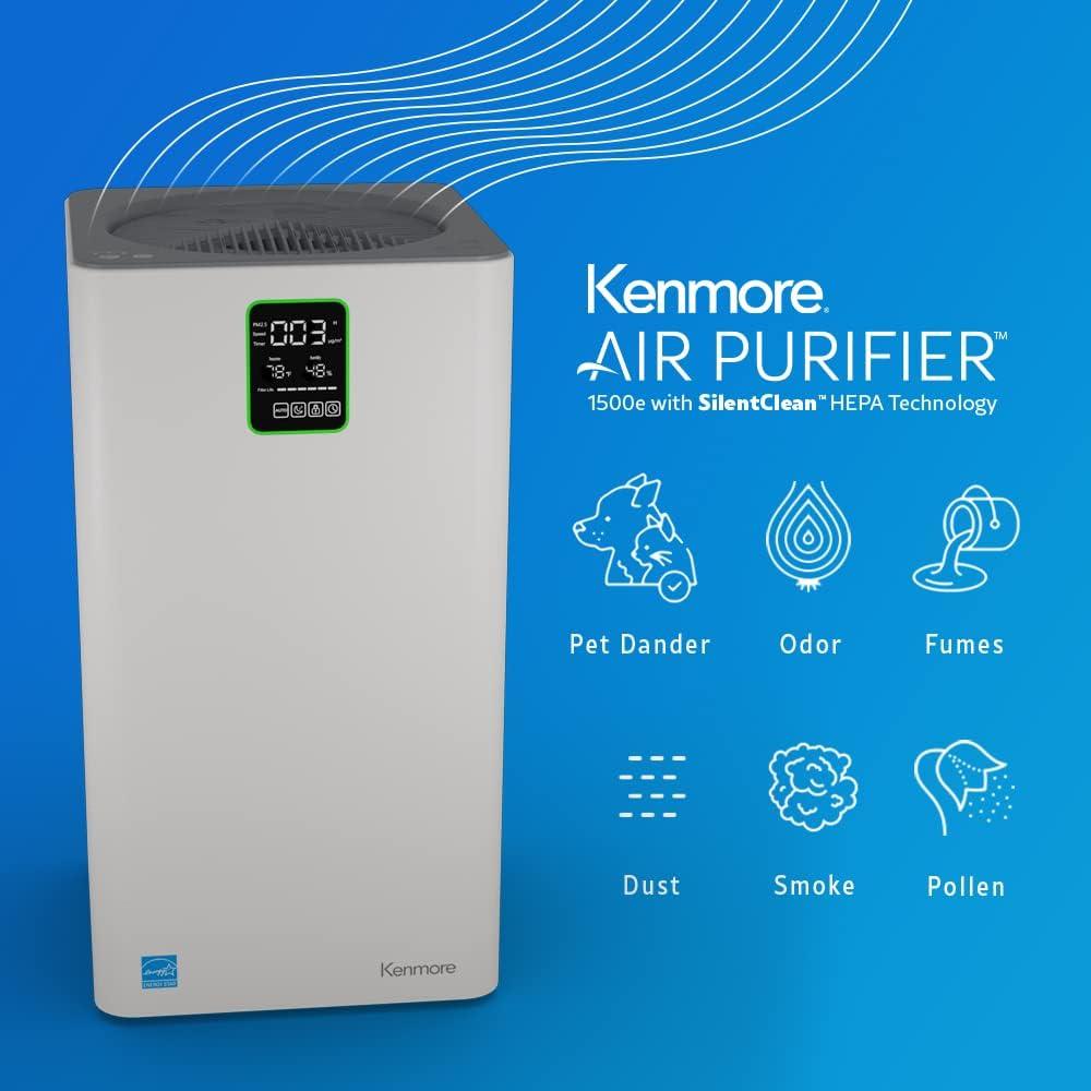 Purificador de aire Kenmore PM3020 HEPA 3 etapas 139 m²