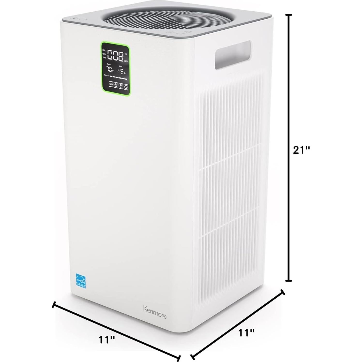 Purificador de aire Kenmore PM3020 HEPA 3 etapas 139 m²