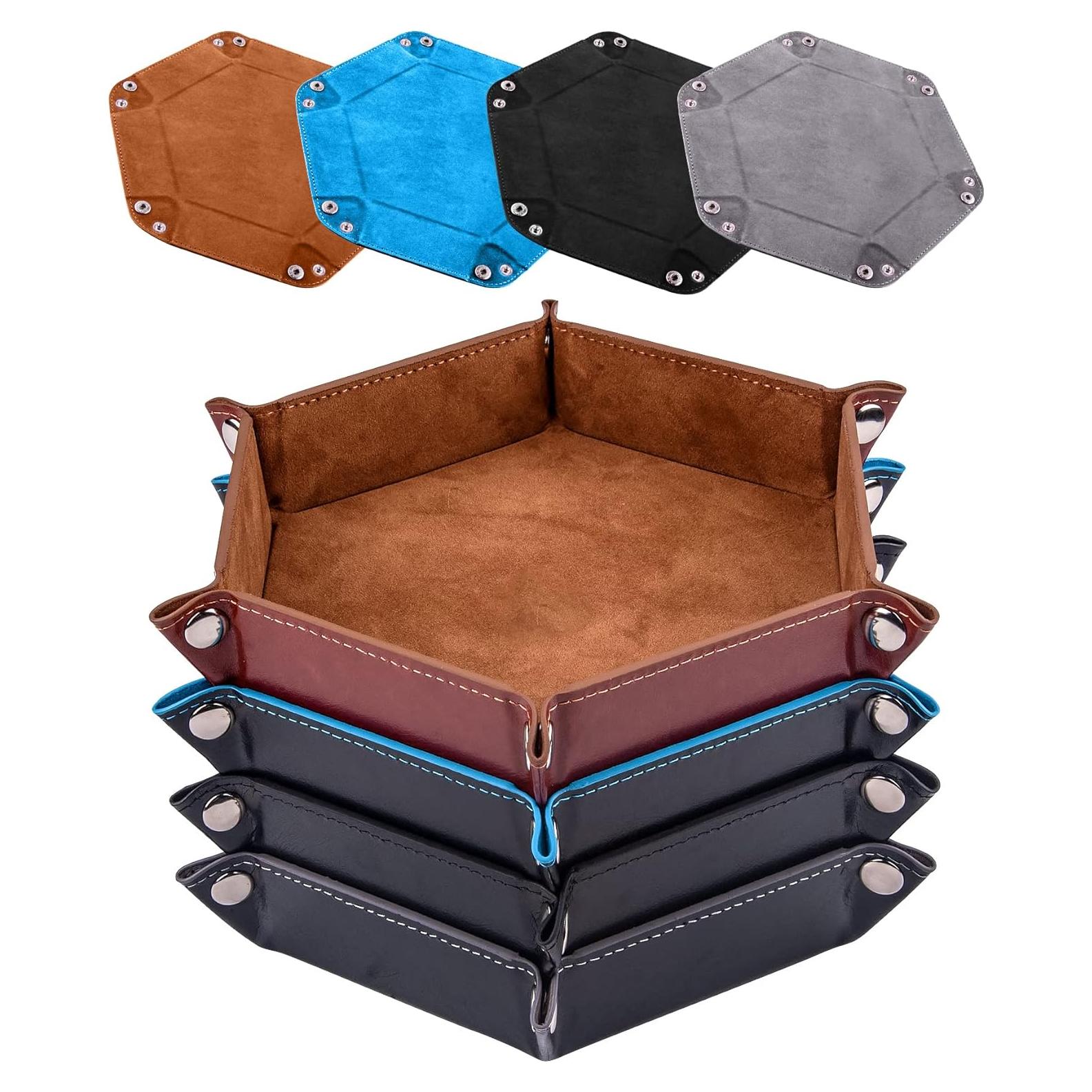 Bandejas para Dados SIQUK 4 Piezas Plegables en 4 Colores