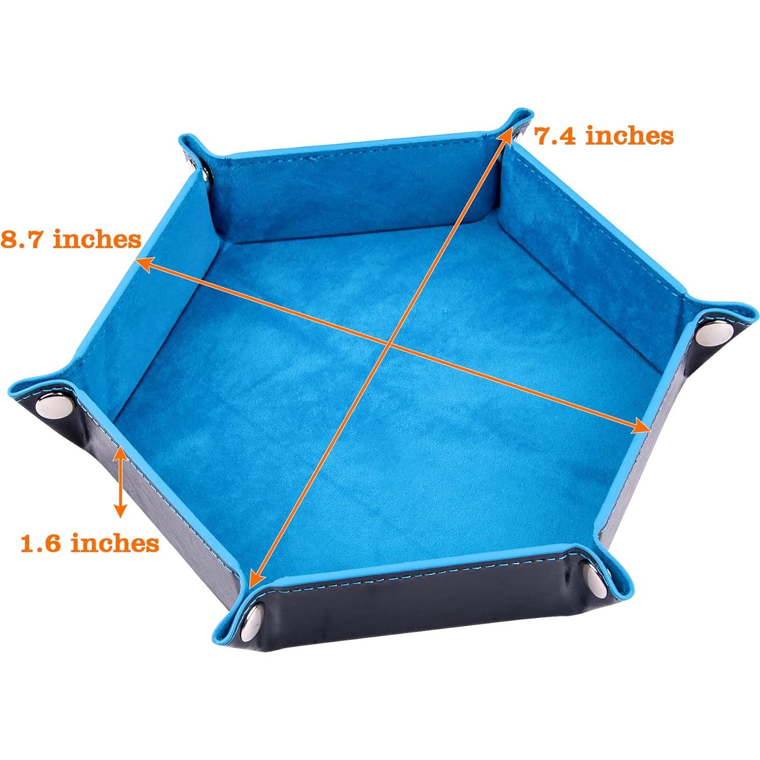 Bandejas para Dados SIQUK 4 Piezas Plegables en 4 Colores