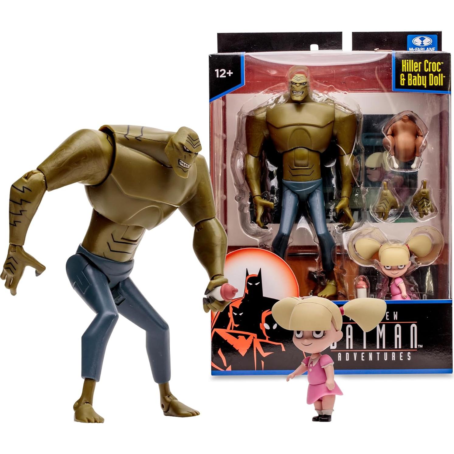 Figura McFarlane Toys Killer Croc y Baby Doll 17.8 cm