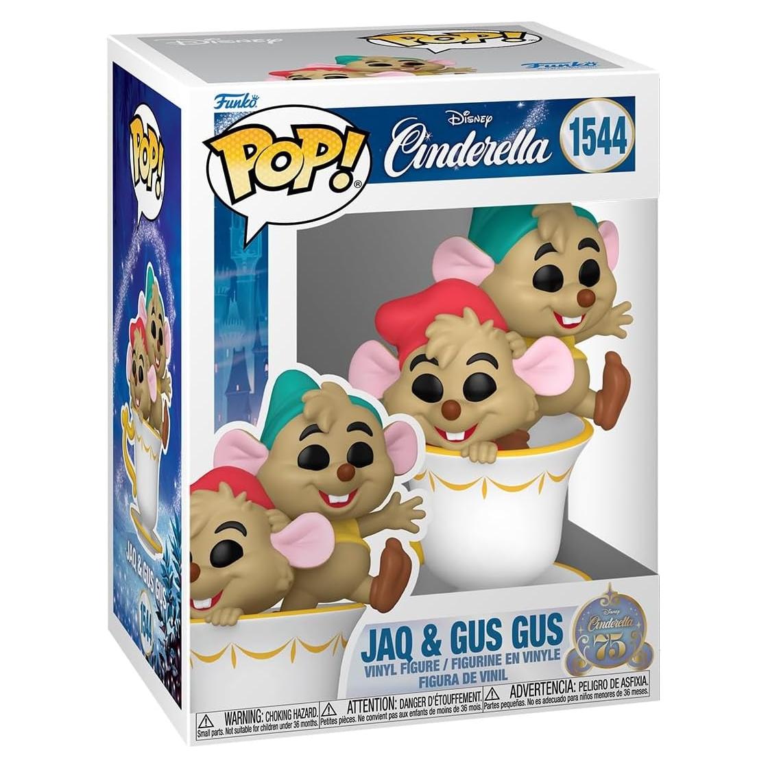 Funko Pop! Disney Cenicienta Jaq y Gus Gus 11.04 cm