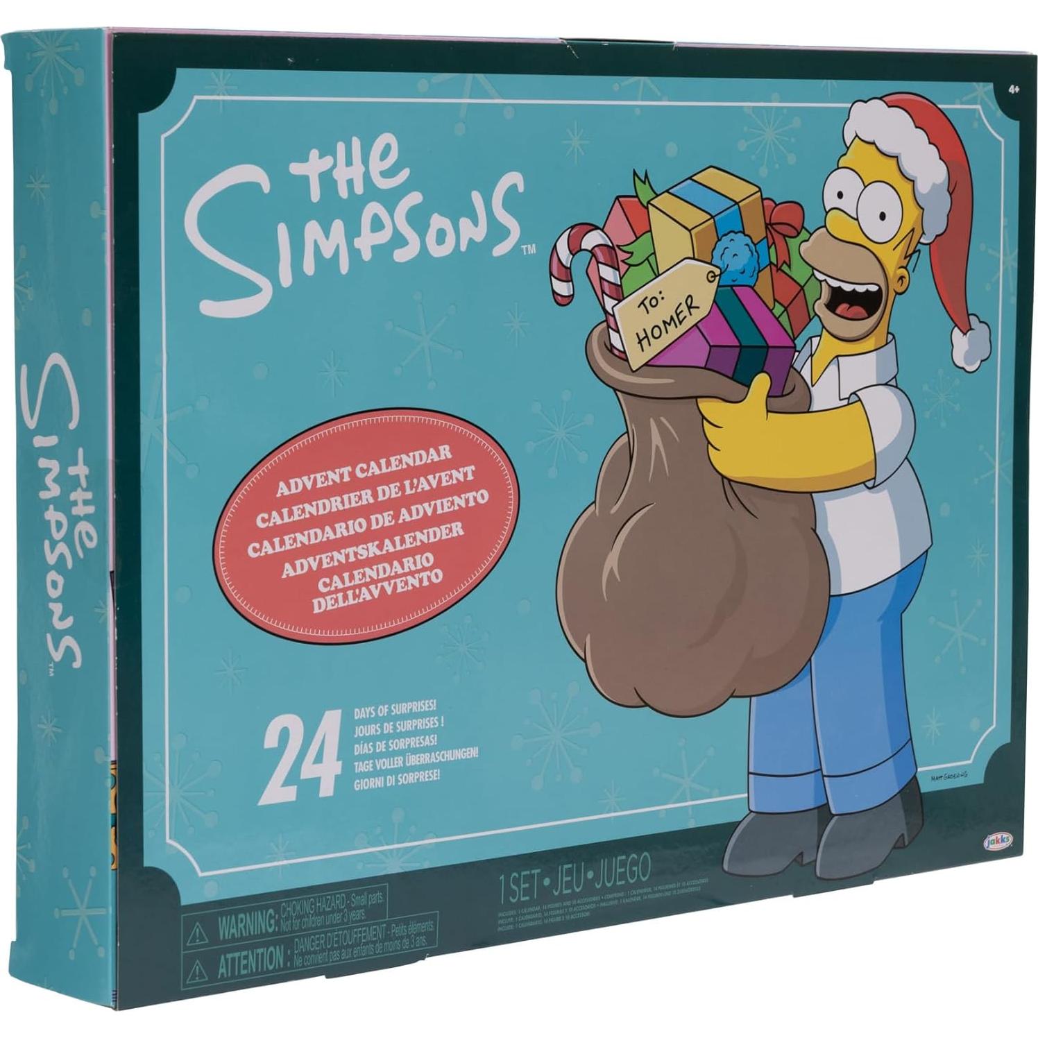 Calendario de Adviento Los Simpson JAKKS 2024 24 Sorpresas
