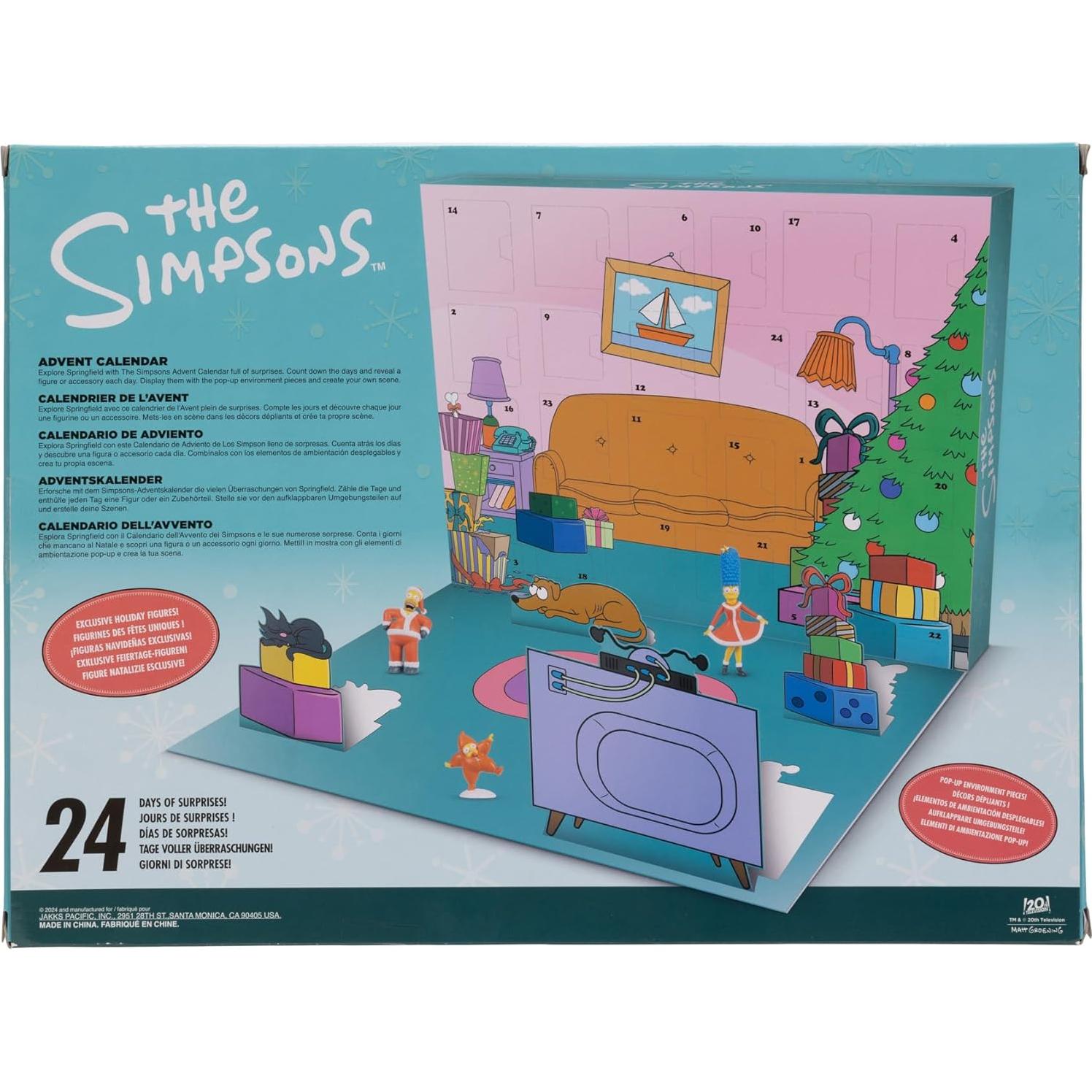 Calendario de Adviento Los Simpson JAKKS 2024 24 Sorpresas