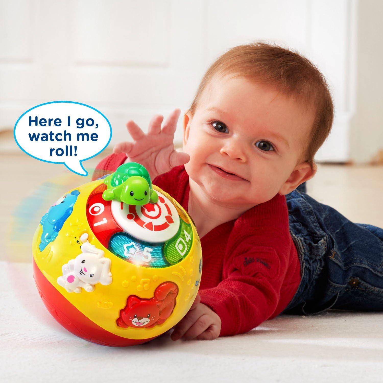 Bola de Reptar y Gatear VTech Multicolor - Interactiva 6-36 meses