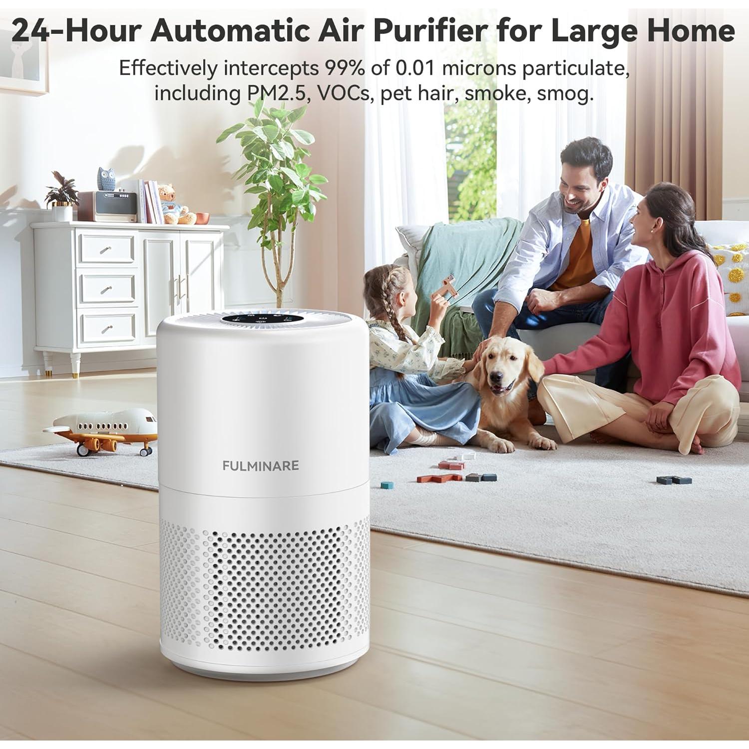 Purificador de Aire FULMINARE PUT10 HEPA para Habitaciones