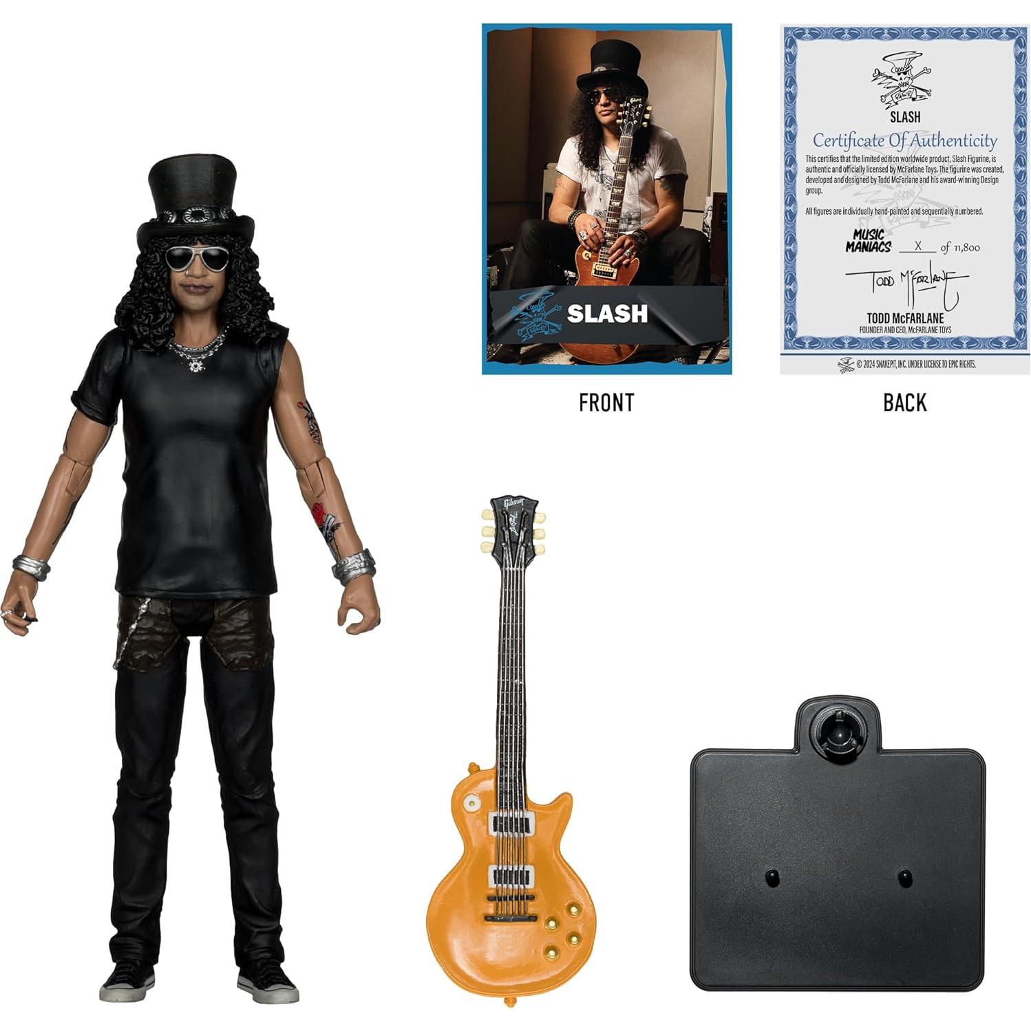 Figura de acción McFarlane Toys Music Maniacs Rock Slash 15 cm