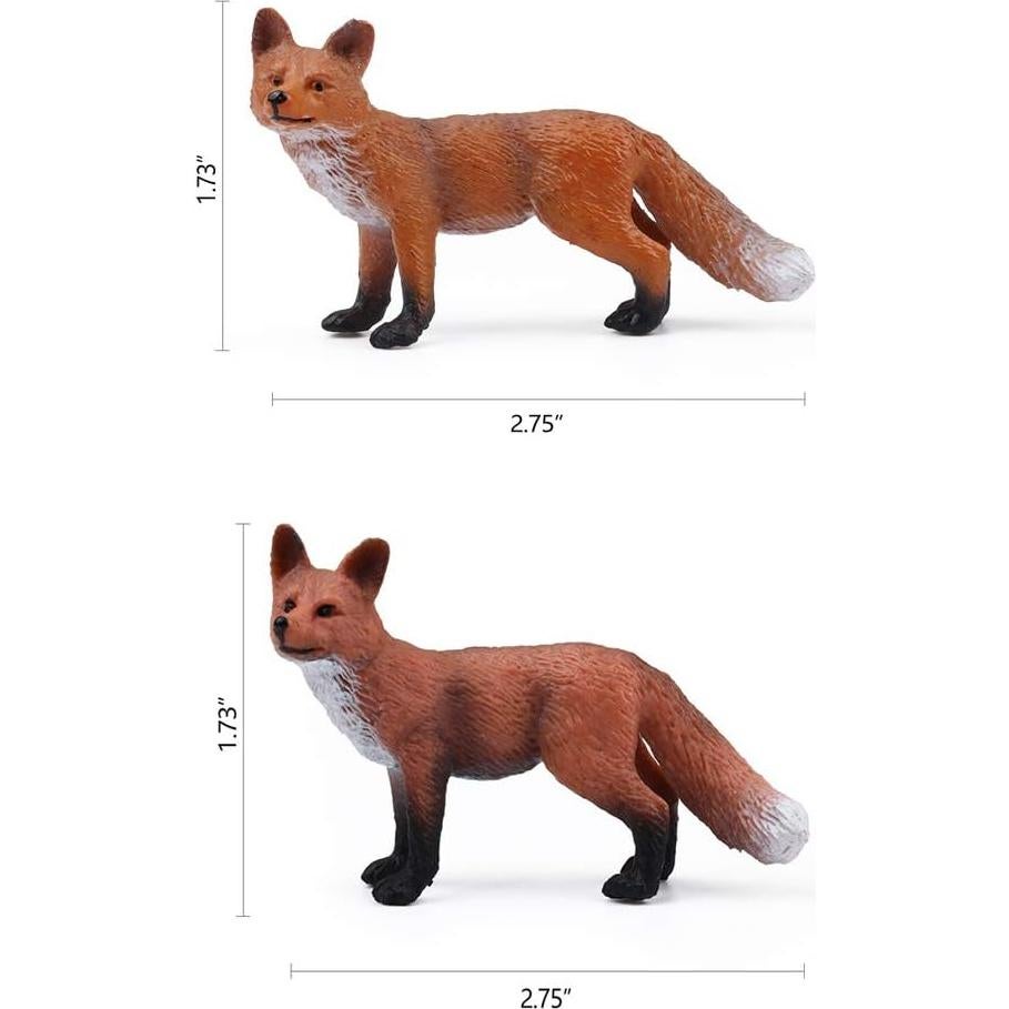 Conjunto de Figuras de Juguete UANDME 7 Zorros Realistas