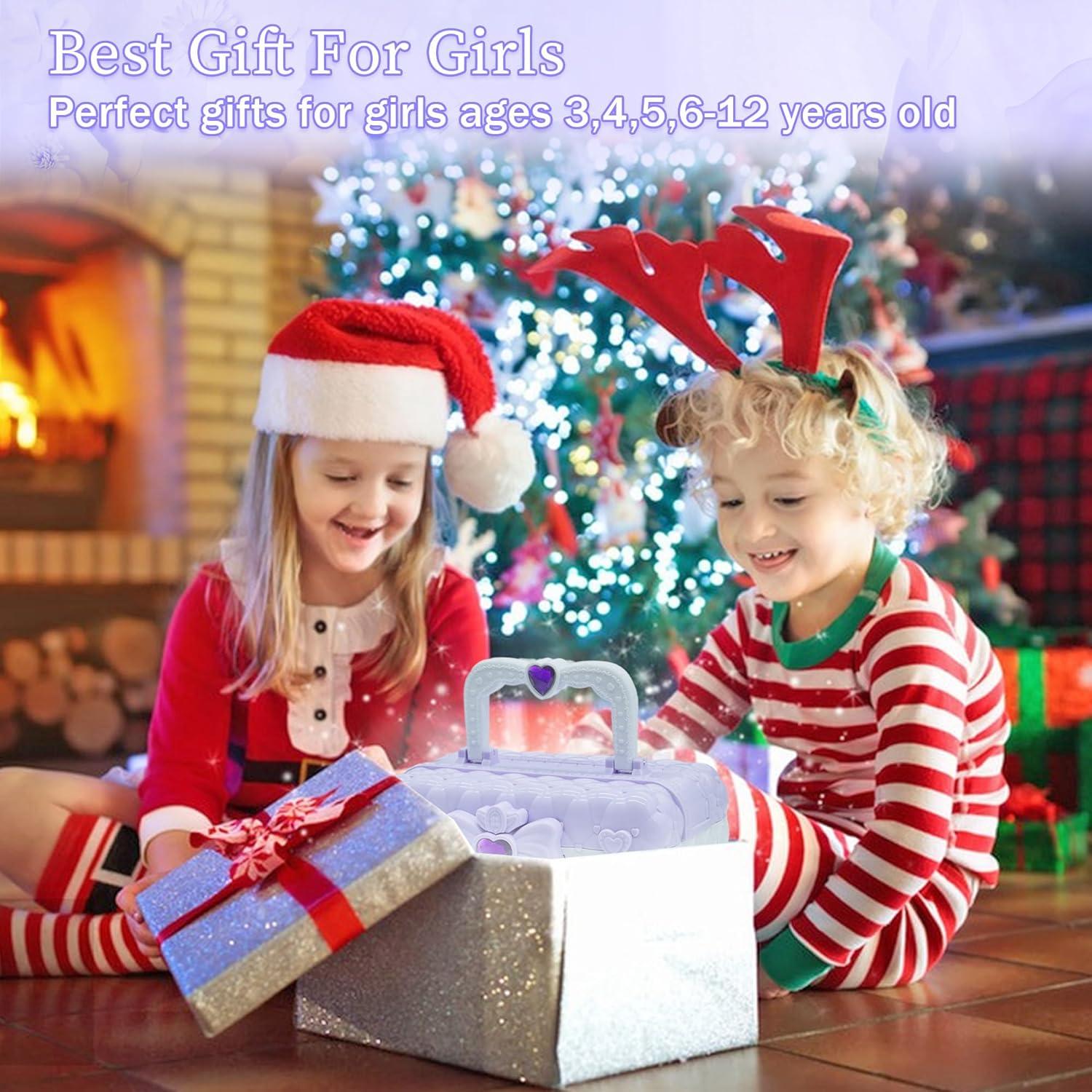 Kit de Maquillaje Lavable para Niñas Mrabbitoo 57 Piezas