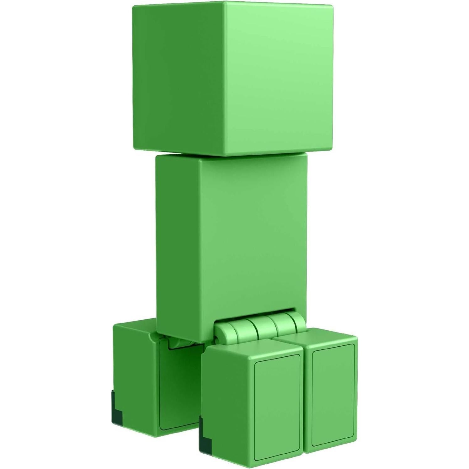 Figura de Acción Creeper Minecraft Mattel 8,26 cm con portal