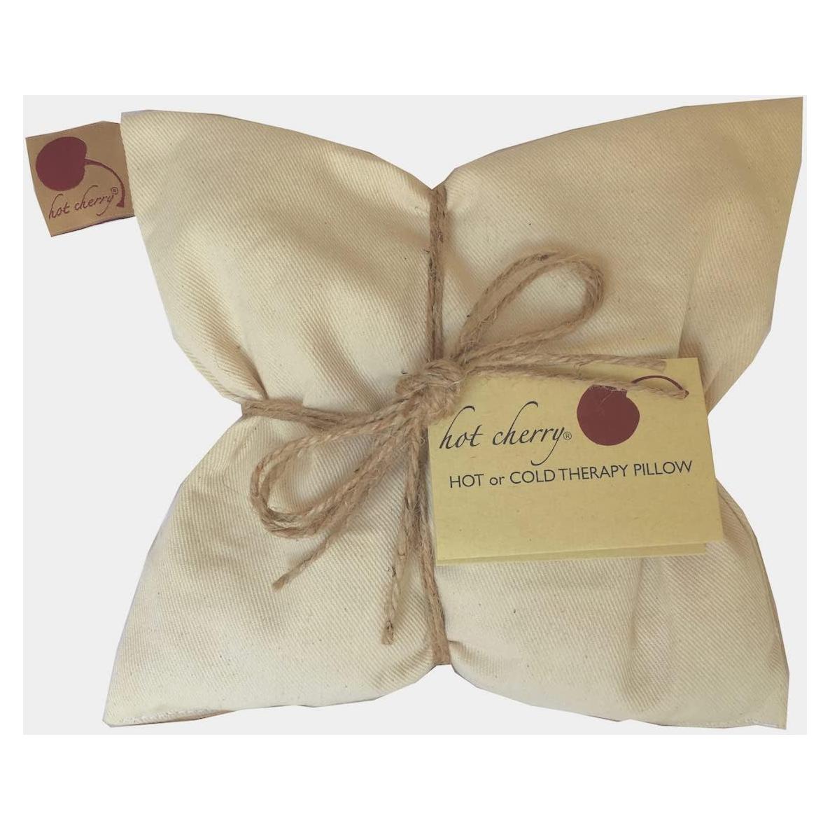 Almohada Térmica Hot Cherry de Denim Natural 25x25 cm