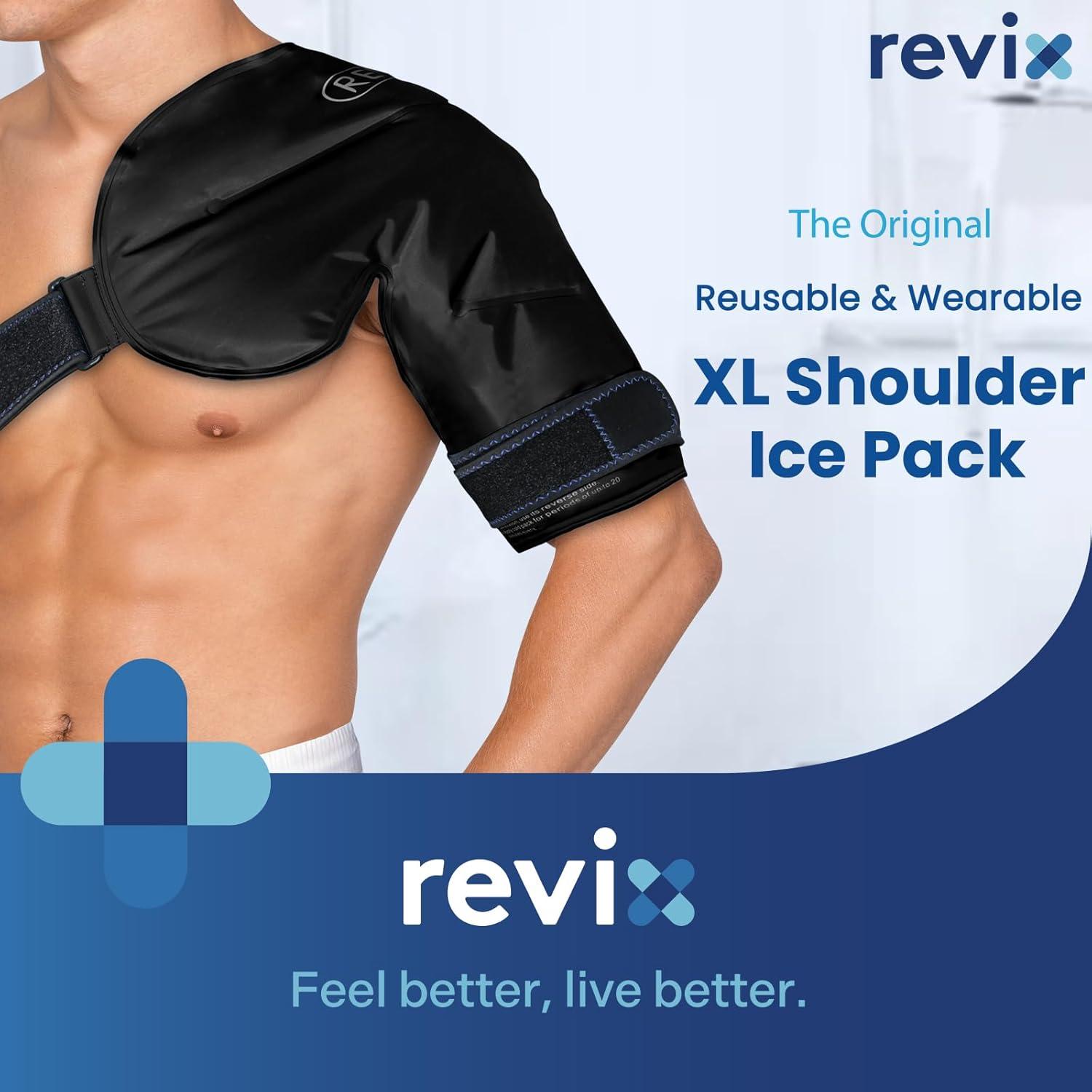 Paquete de Hielo XL REVIX para Hombro Rotador Cuff Terapia Fría