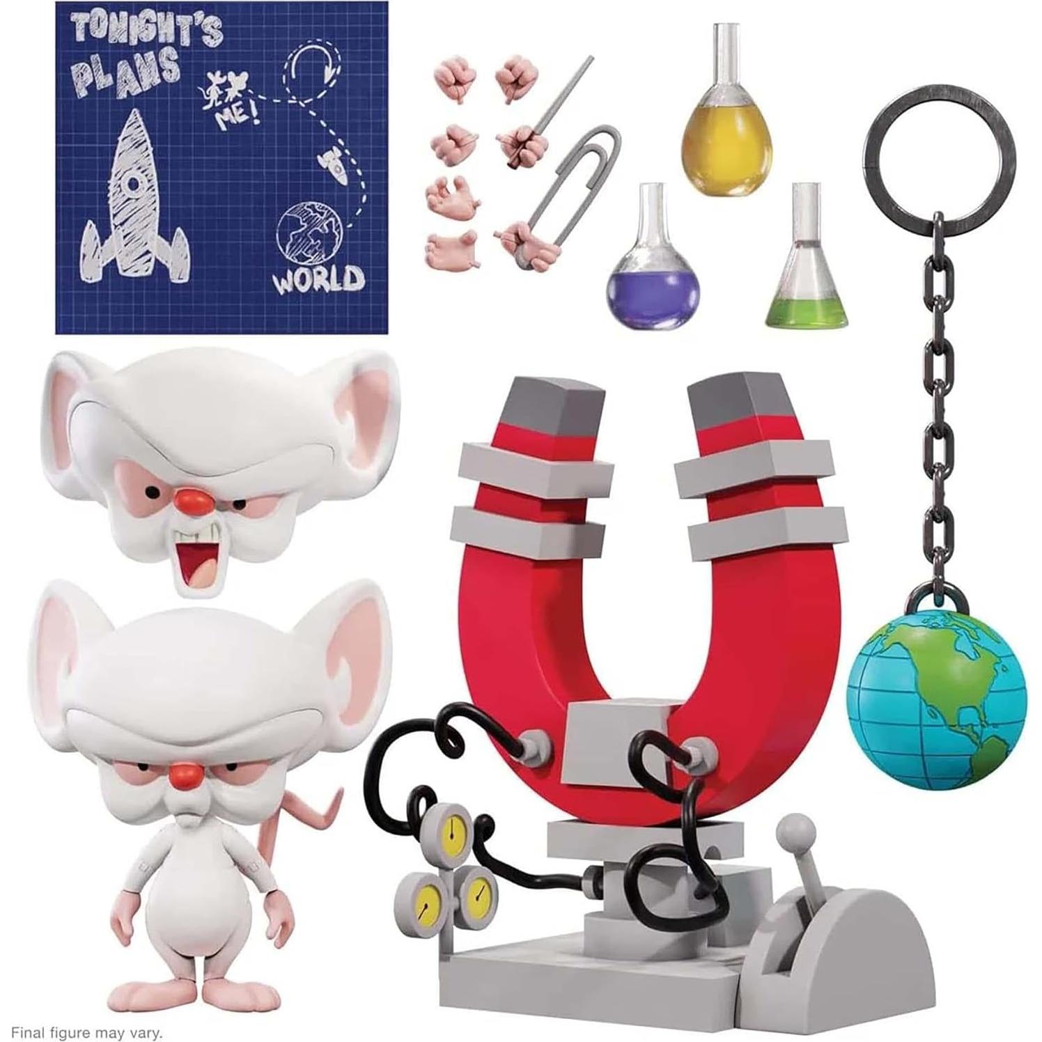 Figura de Acción The Brain Animaniacs Super7 17.78 cm