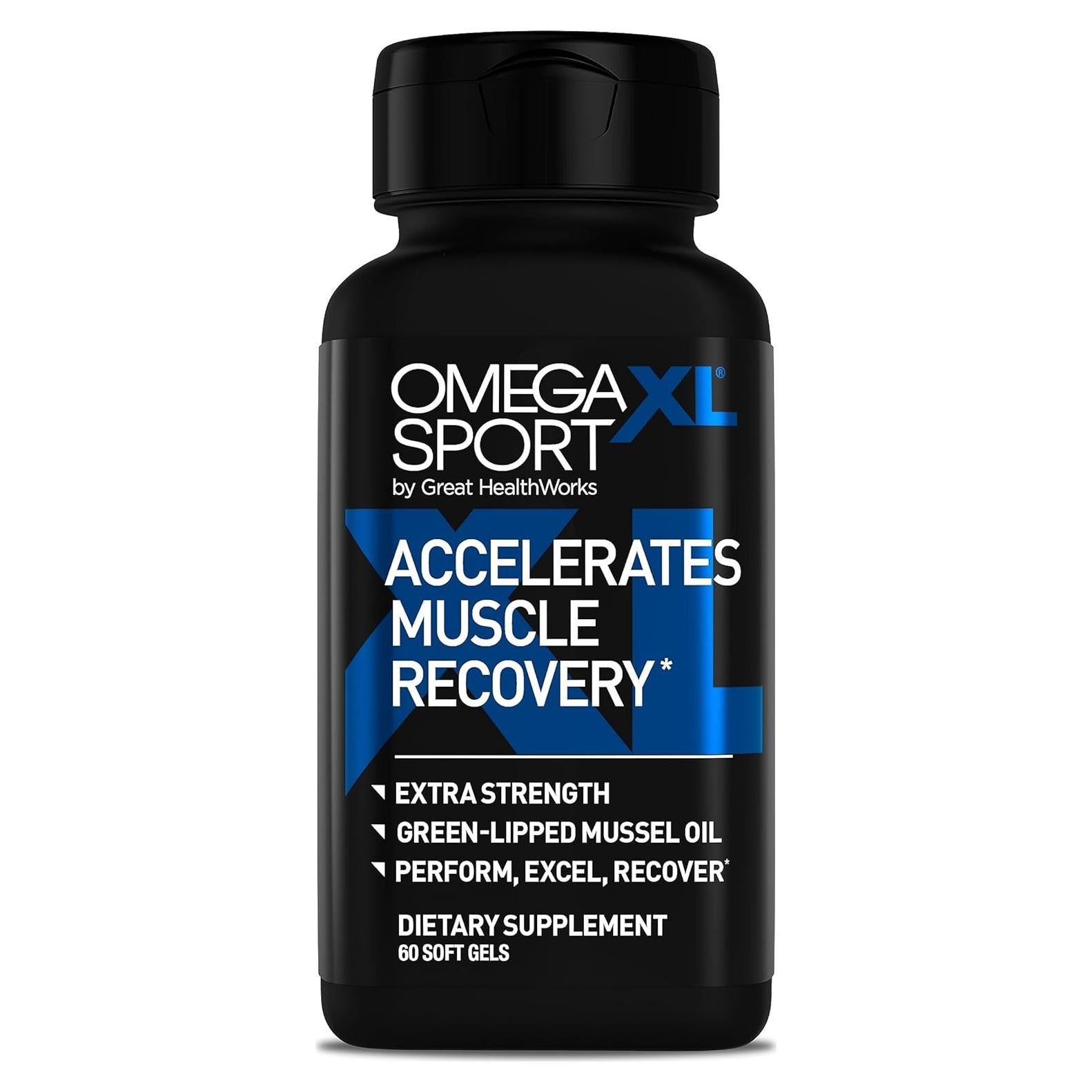 OmegaXL Sport Suplemento de Recuperación Muscular 60 Gelatinas