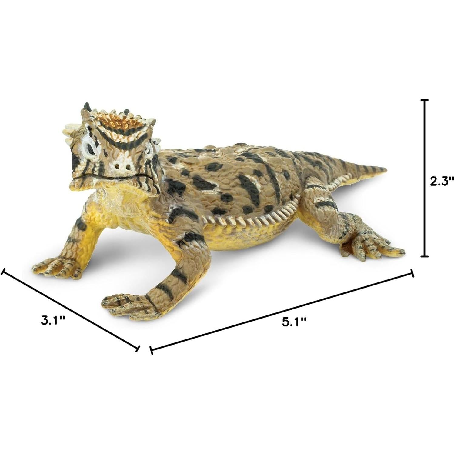 Figura de Lagarto Cornudo Safari Ltd. 13.34 cm Juguete Educativo
