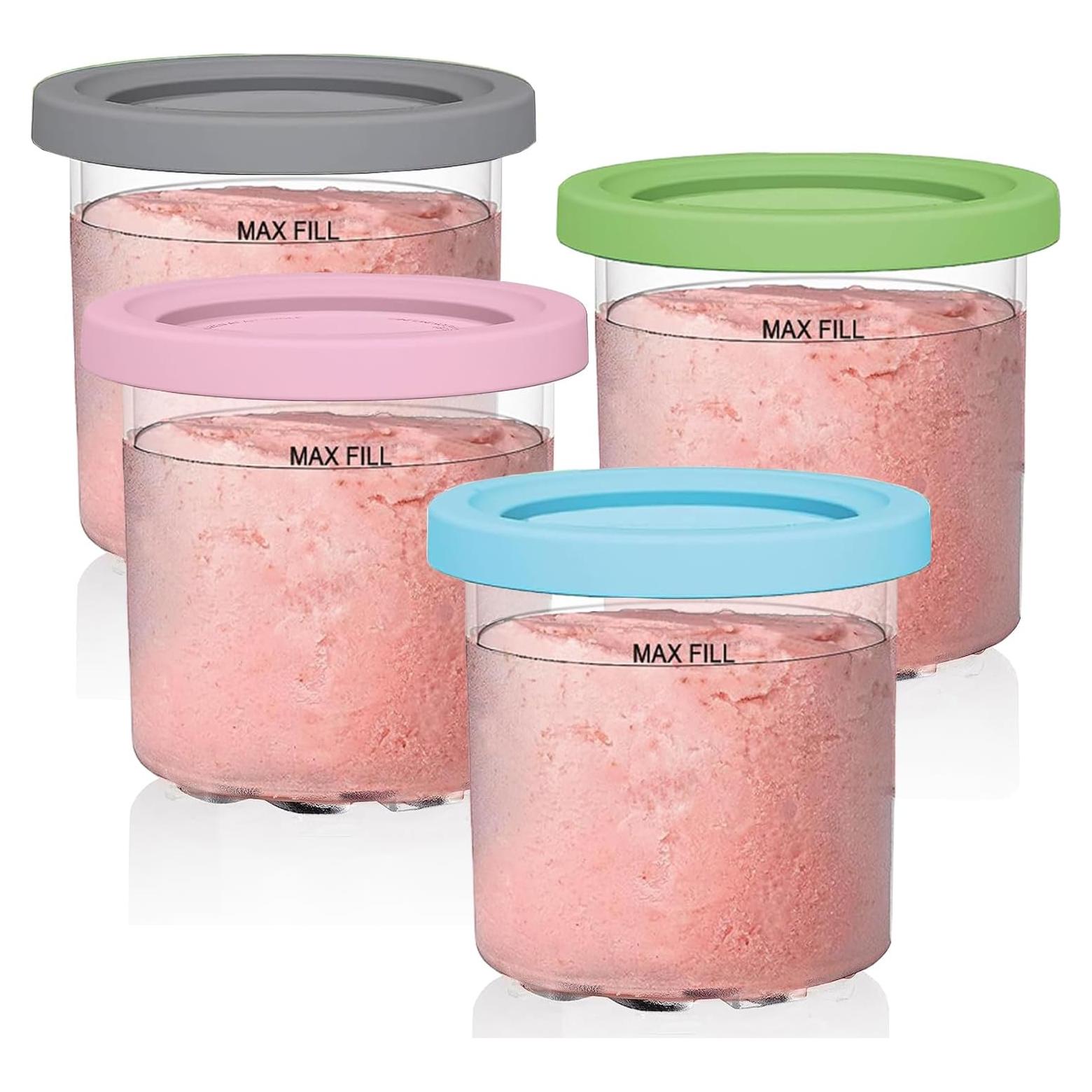 Pints y Tapas Kaluly para Ninja Creami NC300 - Paquete de 4