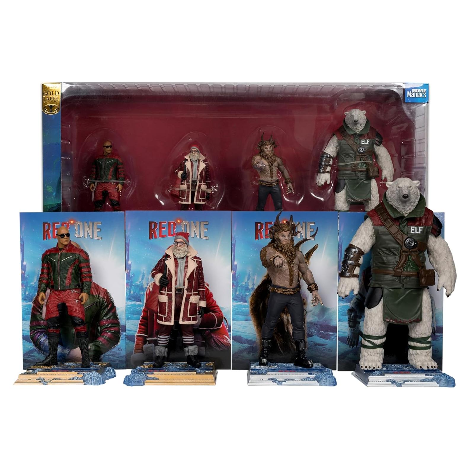 Figuras McFarlane Toys Red One 4pk 15.24cm Detalladas