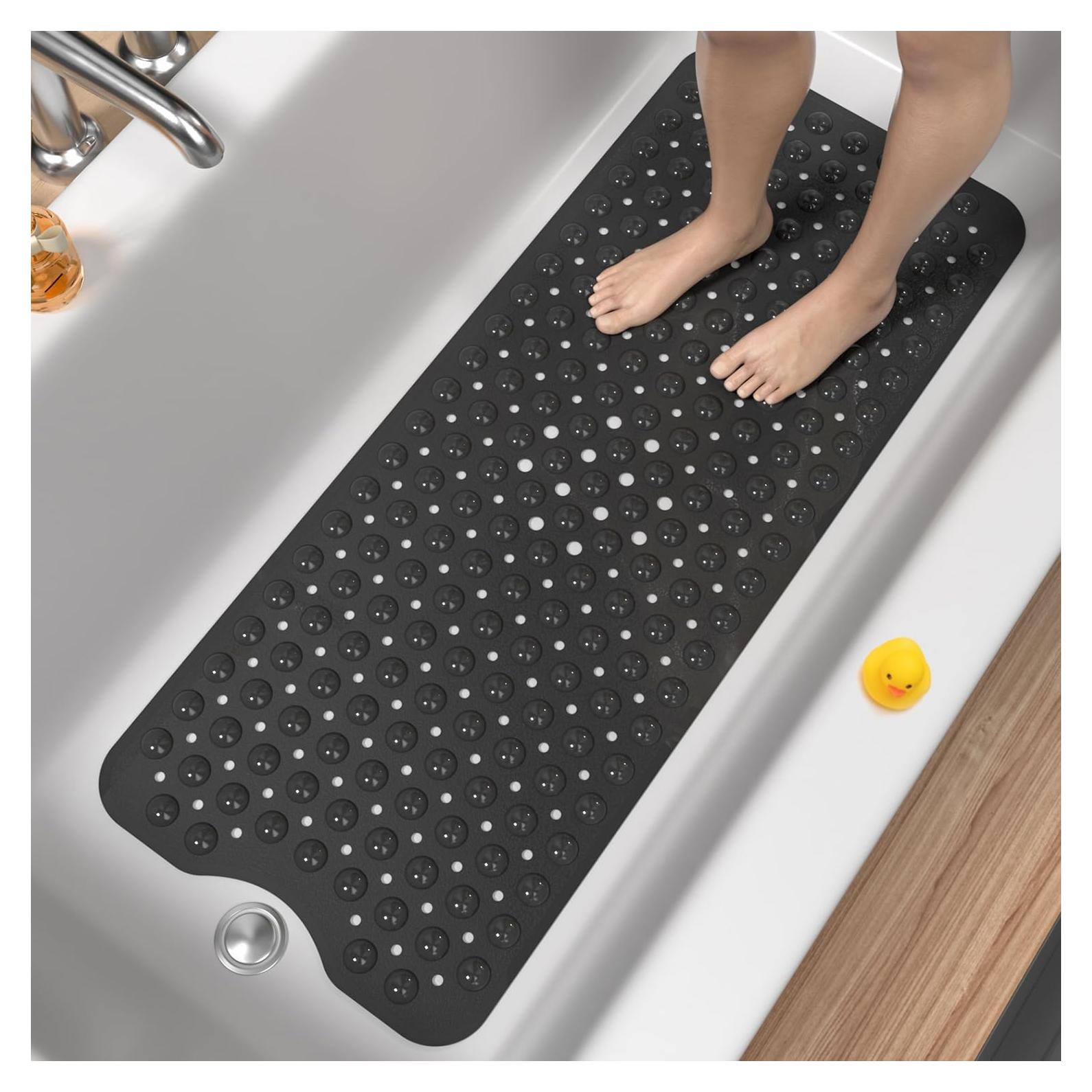 Alfombrilla Antideslizante HITSLAM 101.6x40.6 cm PVC Negro