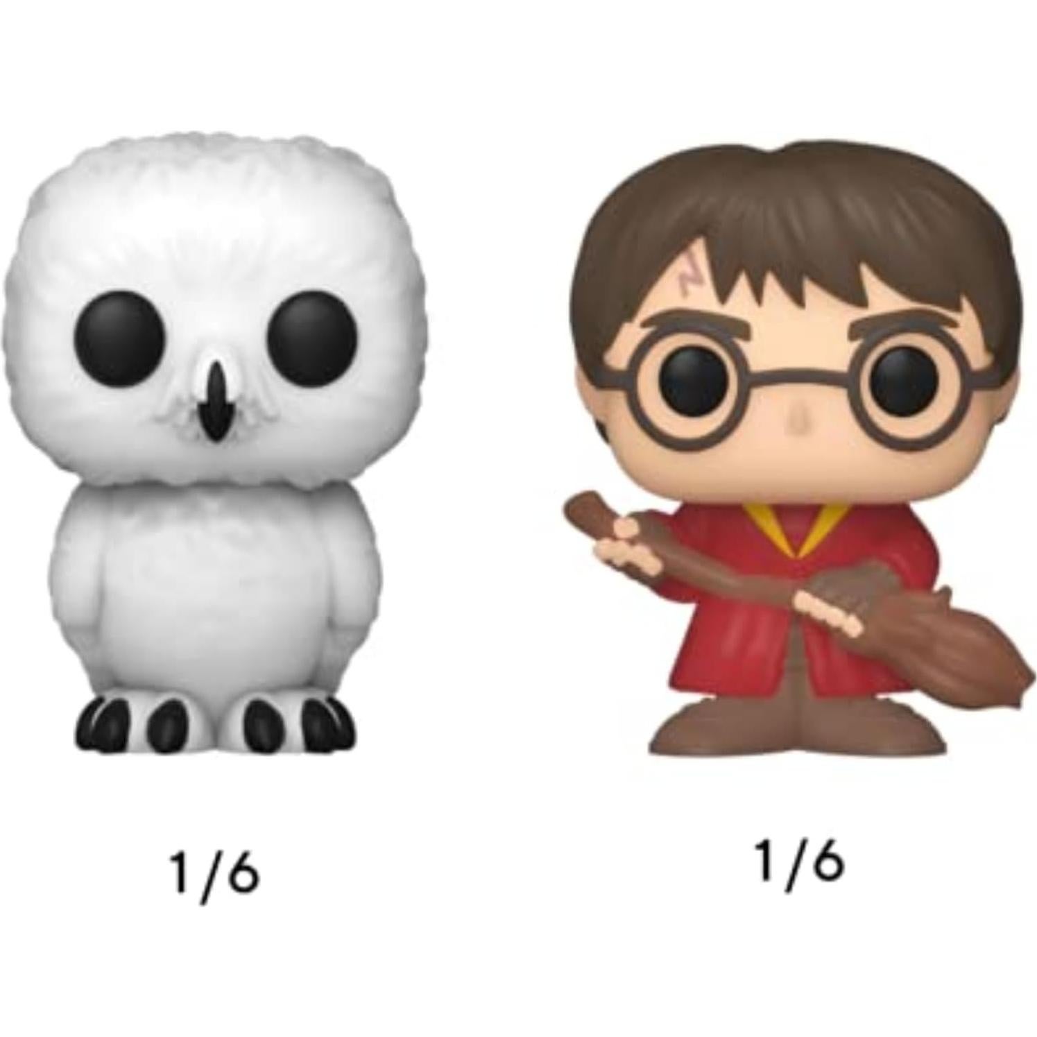 Funko Bitty Pop! Harry Potter - Hermione, Hagrid, Ron y Sorpresa