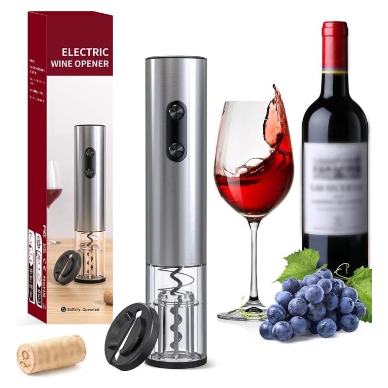 Juego de abridor de vino eléctrico Corporategiftpro con cortador