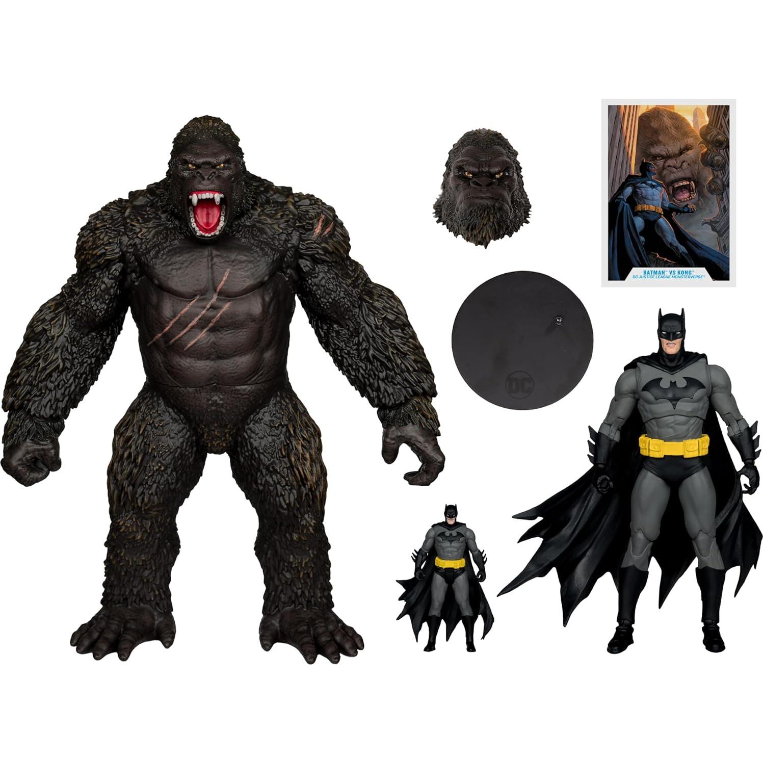 Figuras de Acción McFarlane Toys Batman vs Kong 2pk