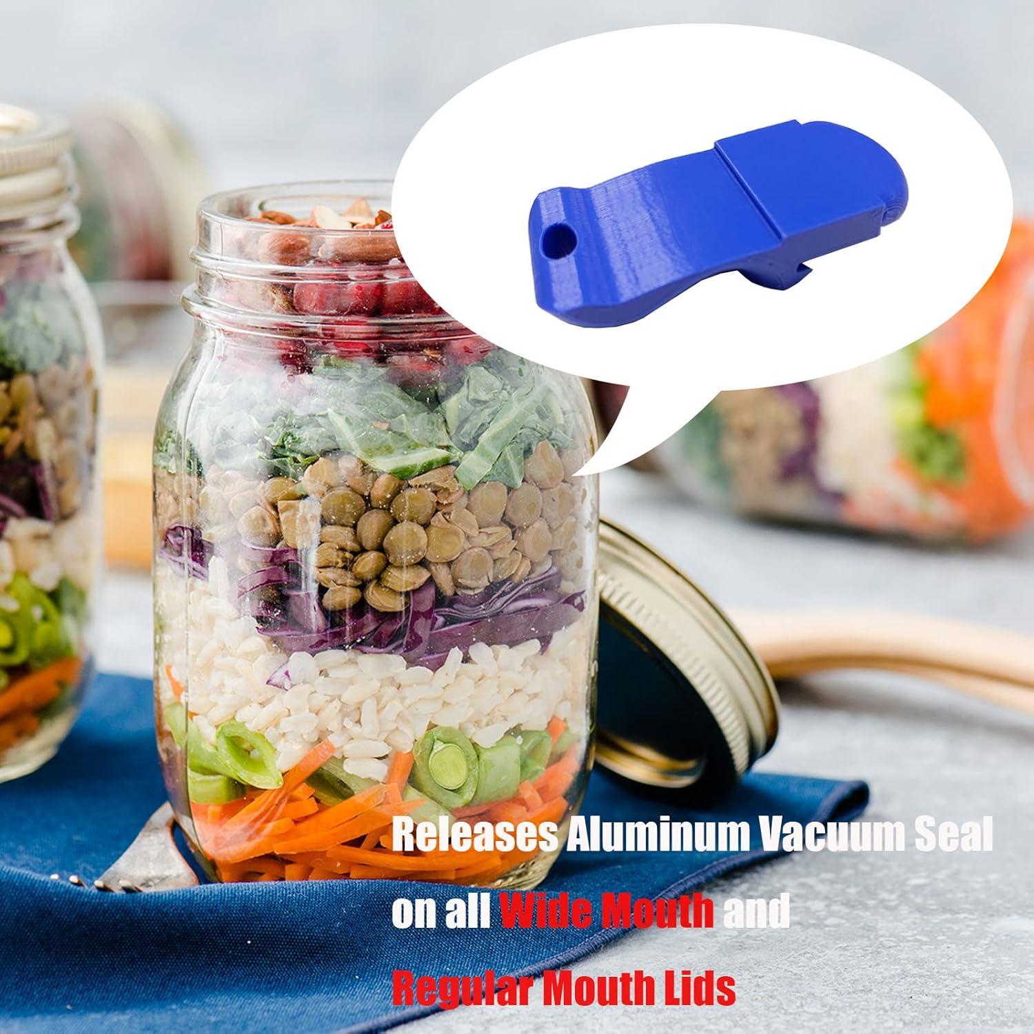 Abridor de Tarros Manual JILINWEI Azul para Tapas Anchas y Regulares