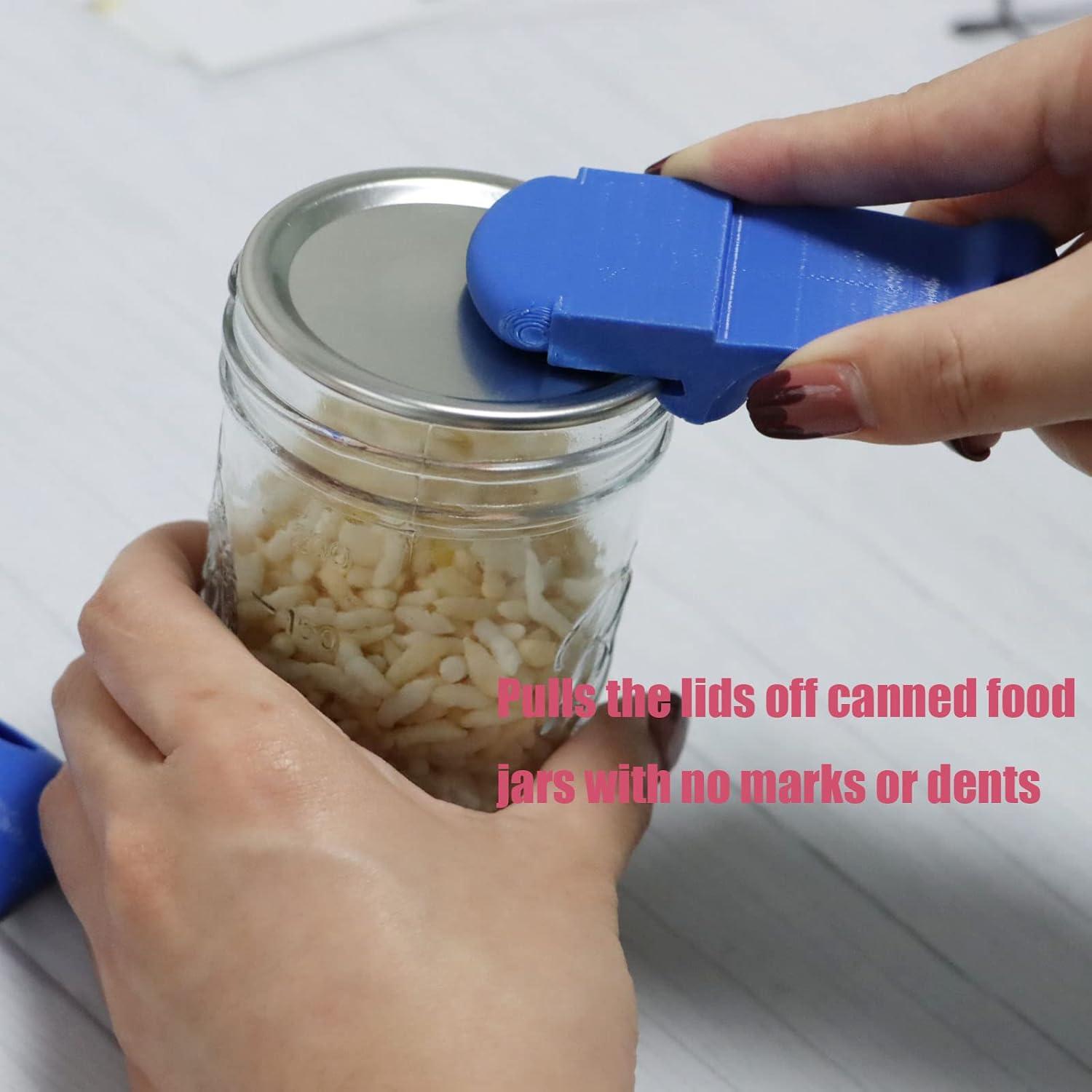 Abridor de Tarros Manual JILINWEI Azul para Tapas Anchas y Regulares