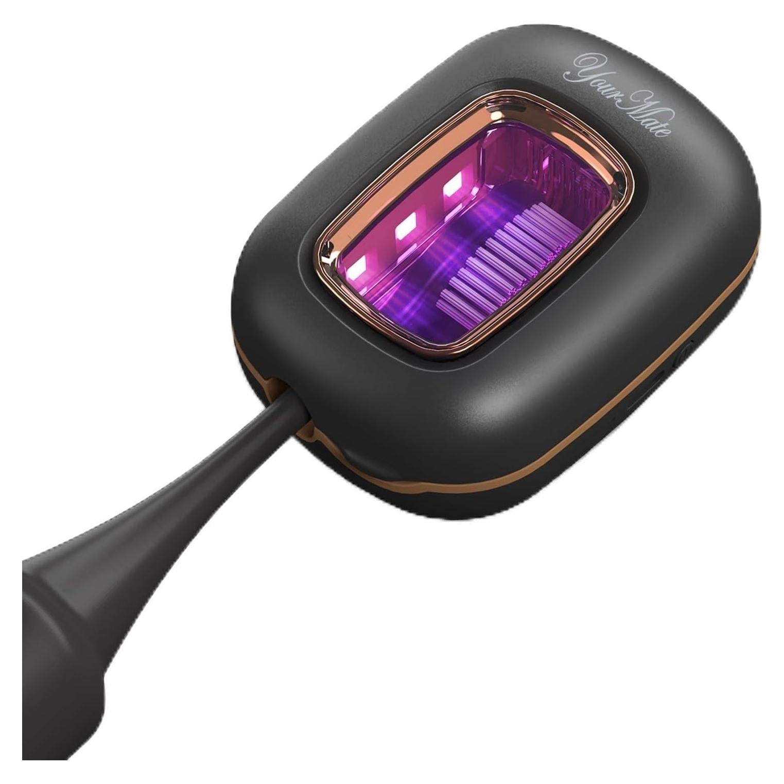 Estuche Desinfectante UVC YourMate para Cepillos de Dientes Negro