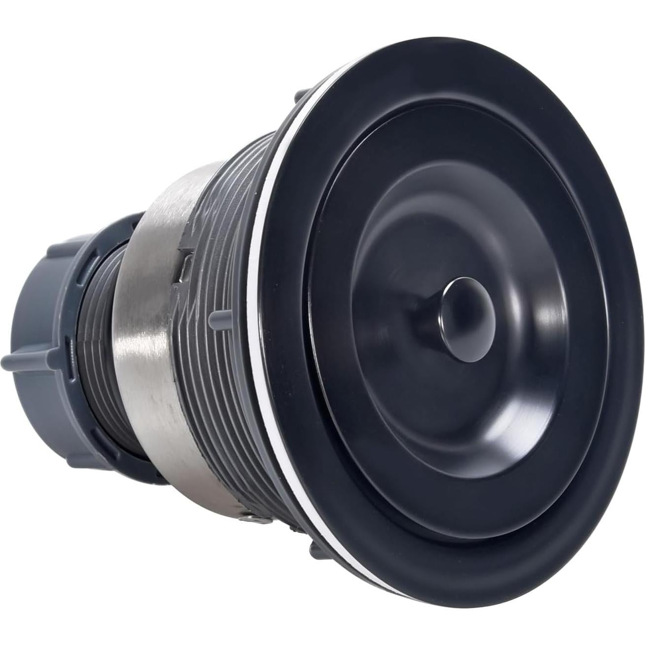 Ensamblaje de Desagüe de Fregadero KONE Acero Inoxidable Negro 11.3x9.8cm