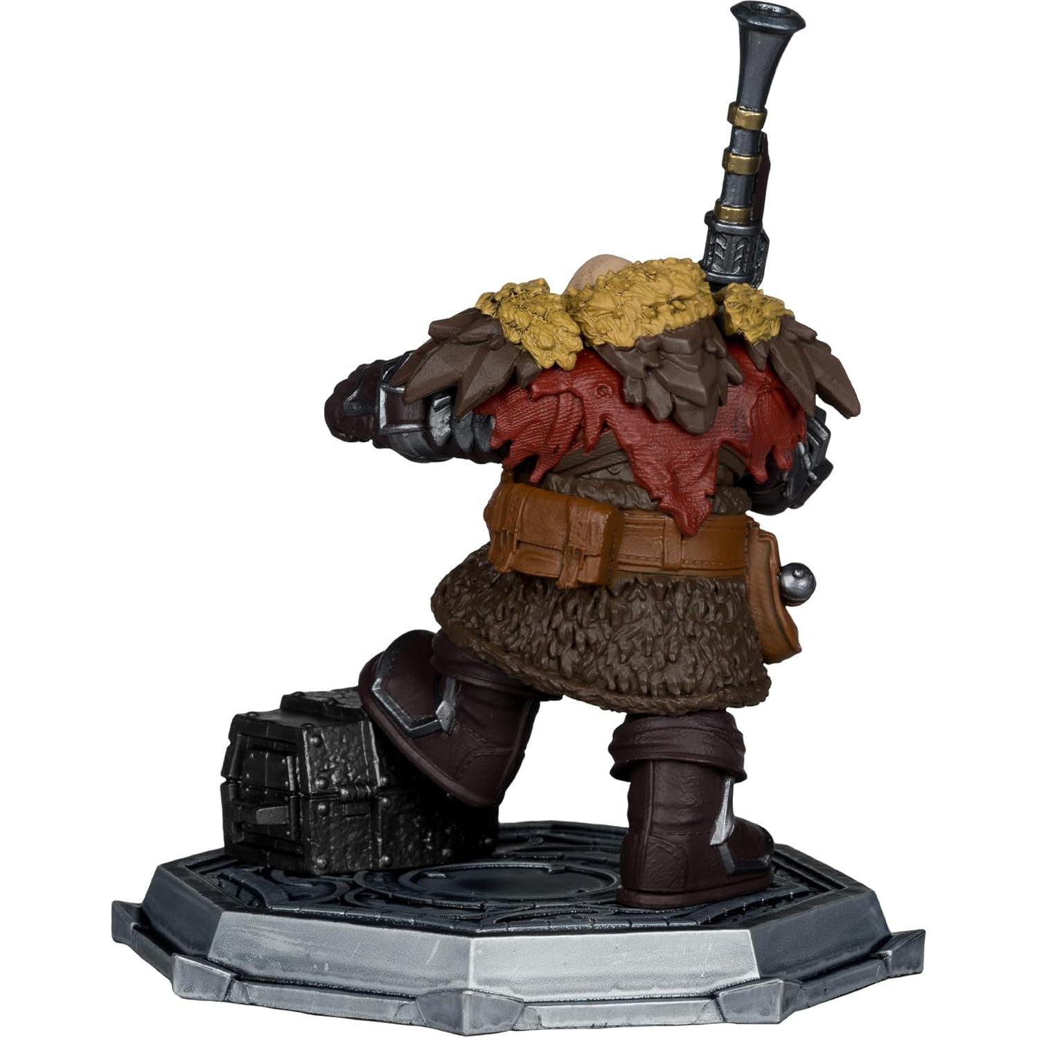Figuras McFarlane Warcraft Cazador Enano y Pandaren 1:12