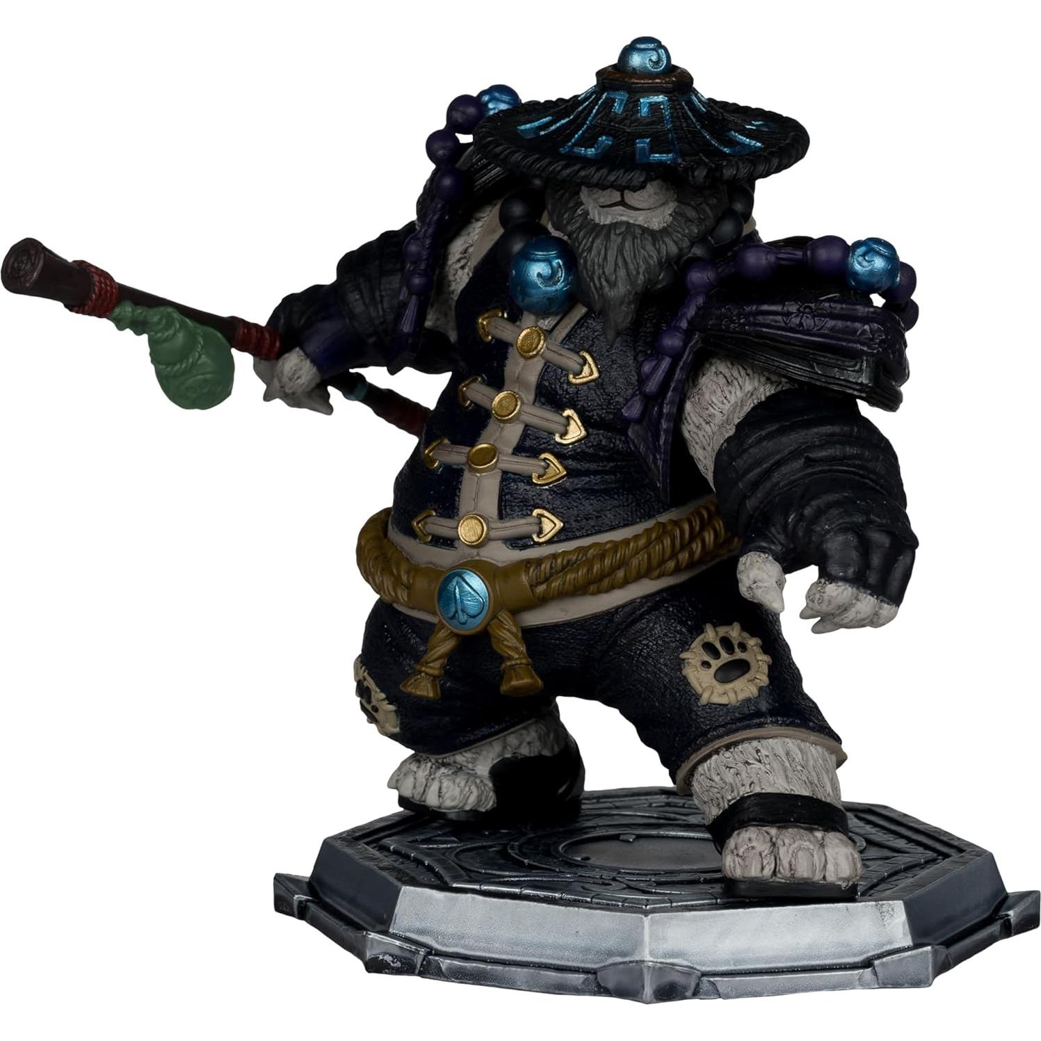 Figuras McFarlane Warcraft Cazador Enano y Pandaren 1:12