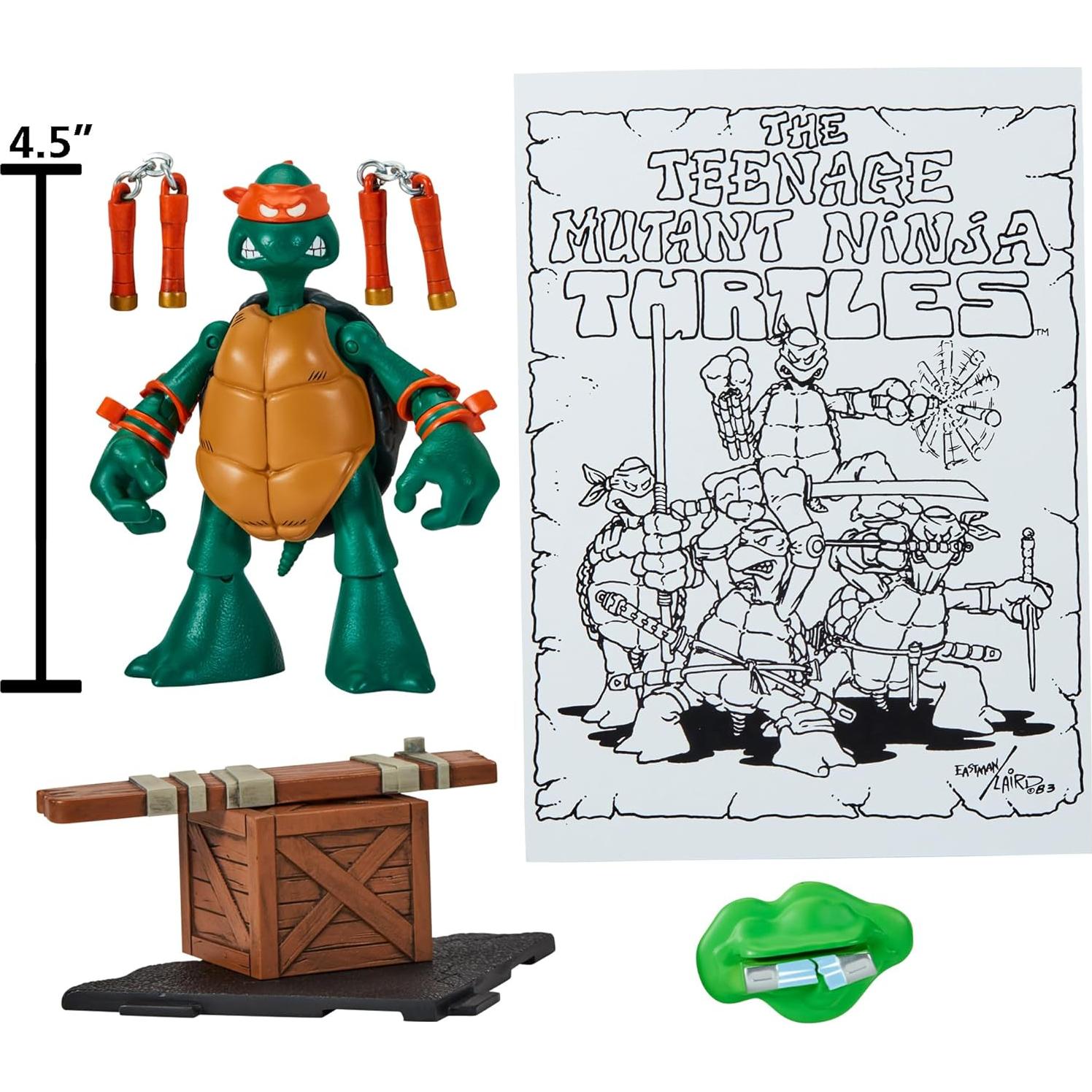 Figura de Acción TMNT Michelangelo Boceto 14.74 cm
