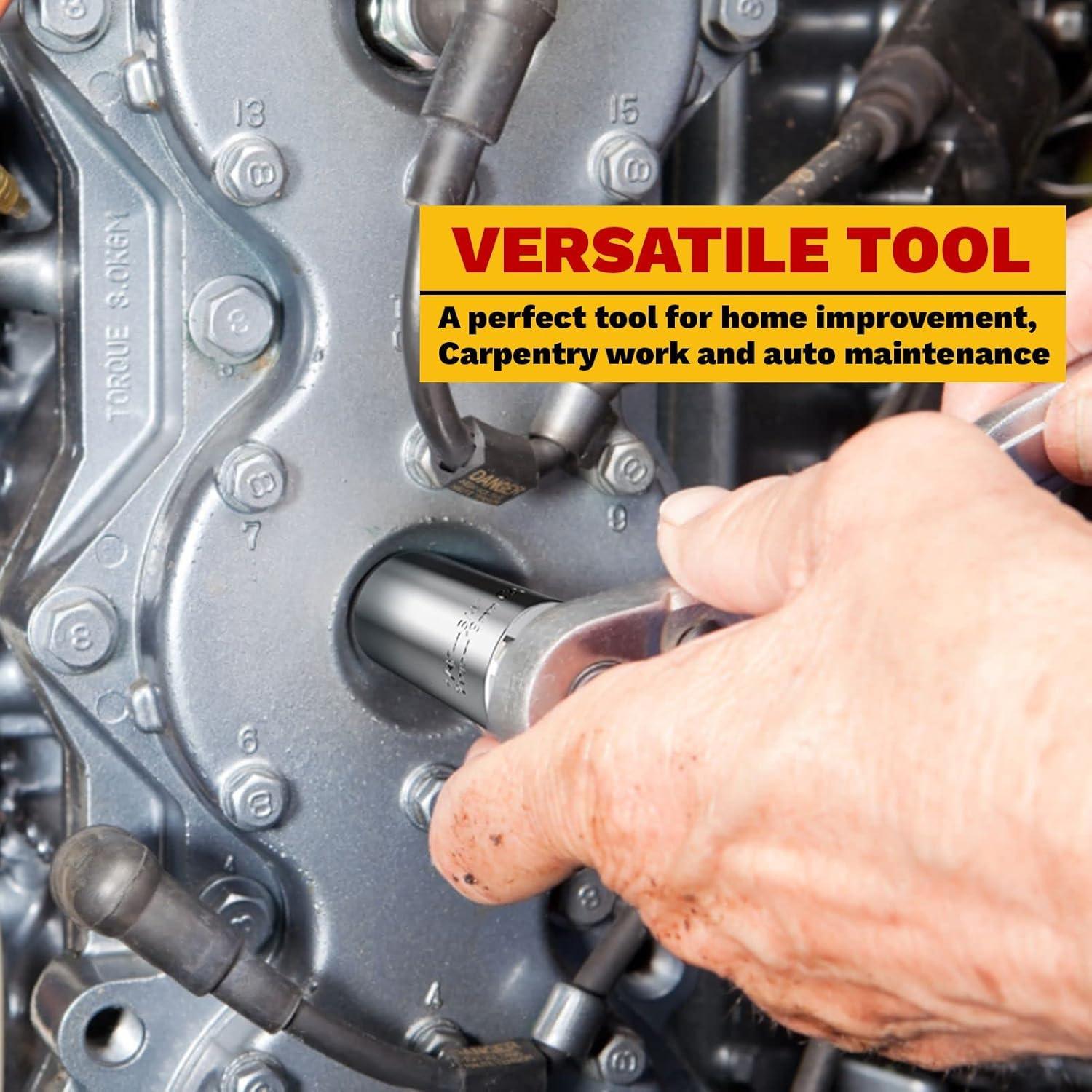 Herramienta Enchufe Universal MANWALD 2 PCS Acero Vanadio