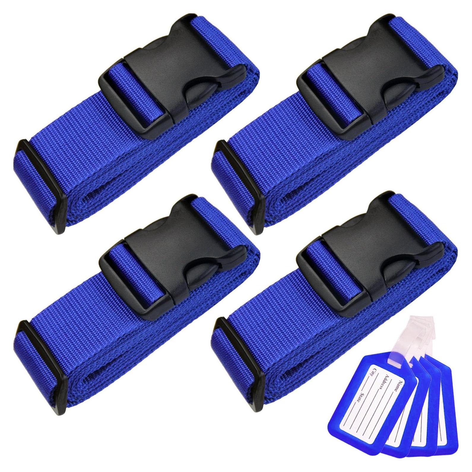 Correas de Equipaje Ajustables TRANVERS 200 cm Paquete de 4