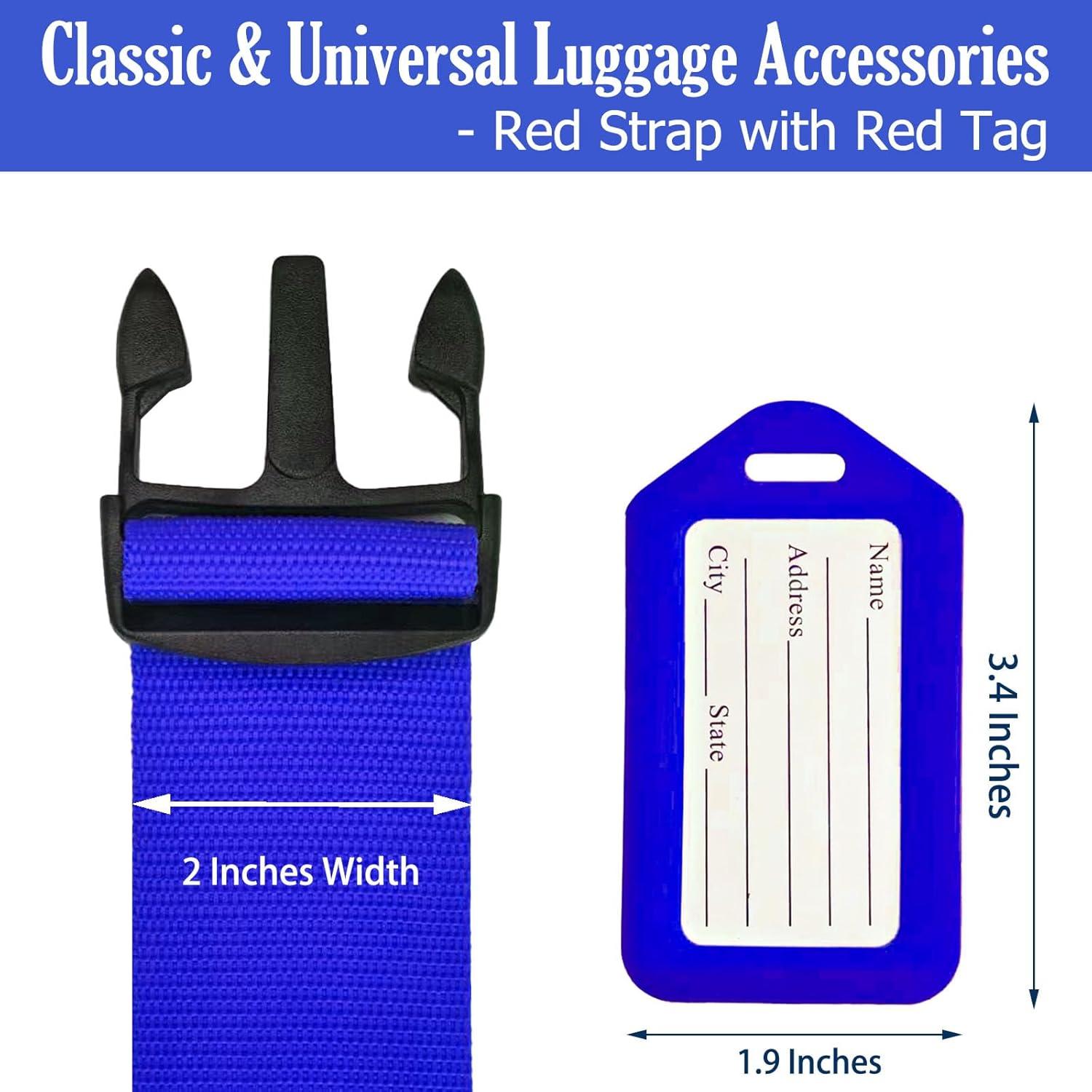 Correas de Equipaje Ajustables TRANVERS 200 cm Paquete de 4