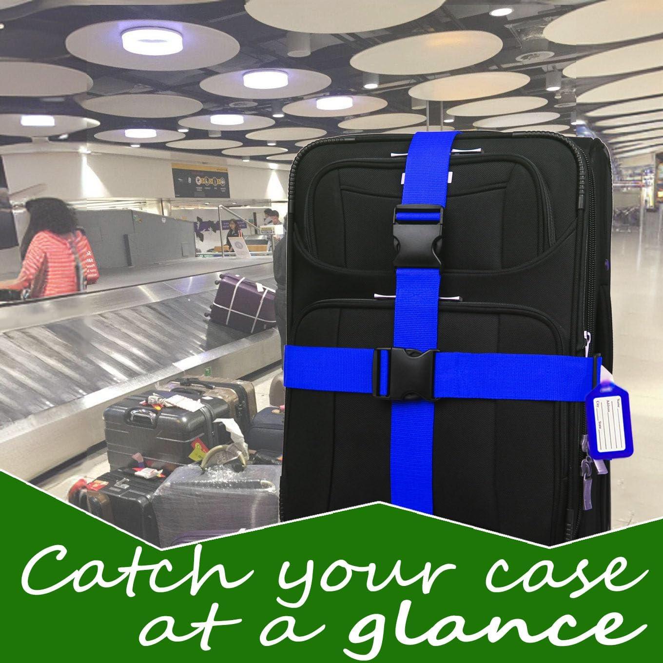 Correas de Equipaje Ajustables TRANVERS 200 cm Paquete de 4