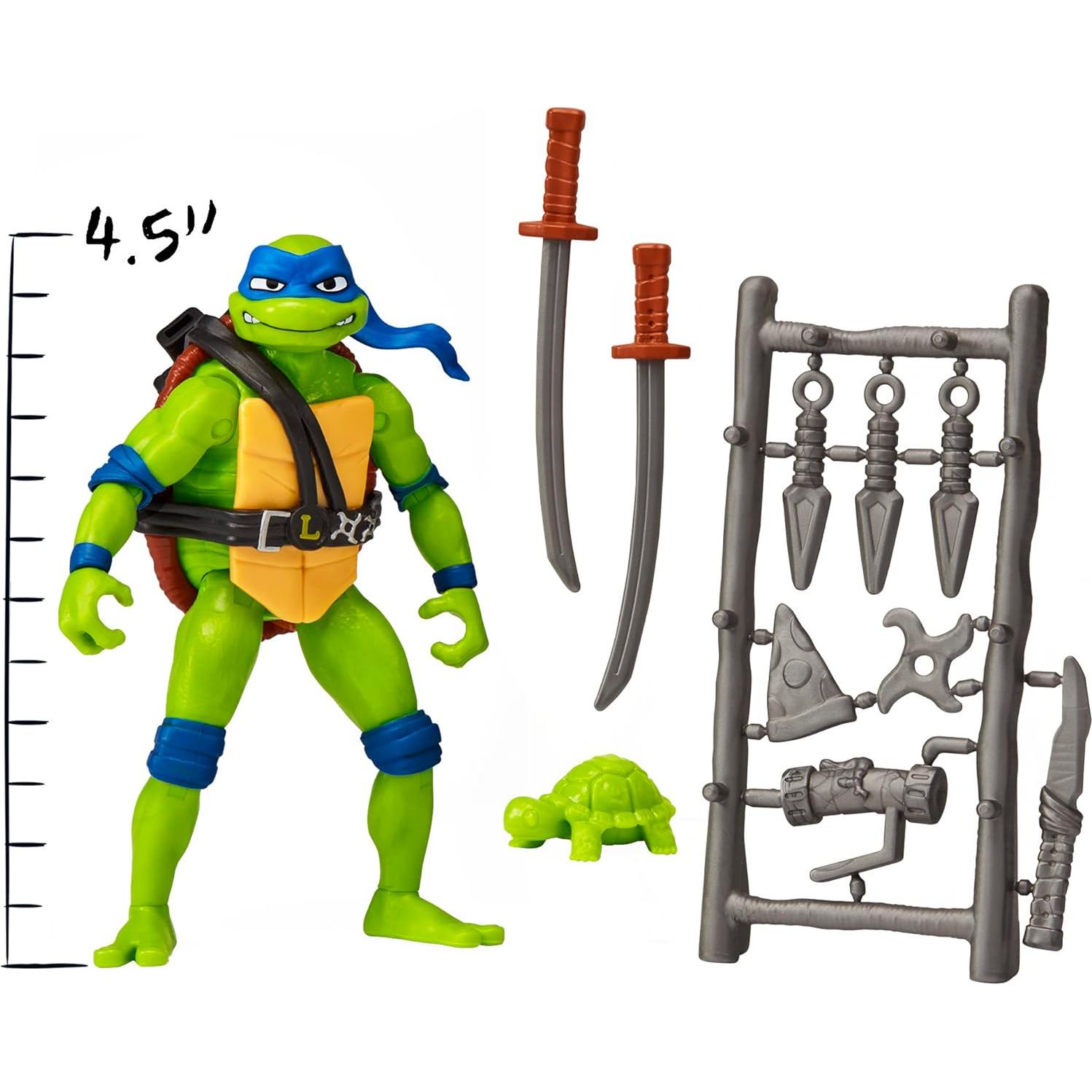 Figura de Acción Tortugas Ninja Leonardo 11.43 cm Playmates Toys