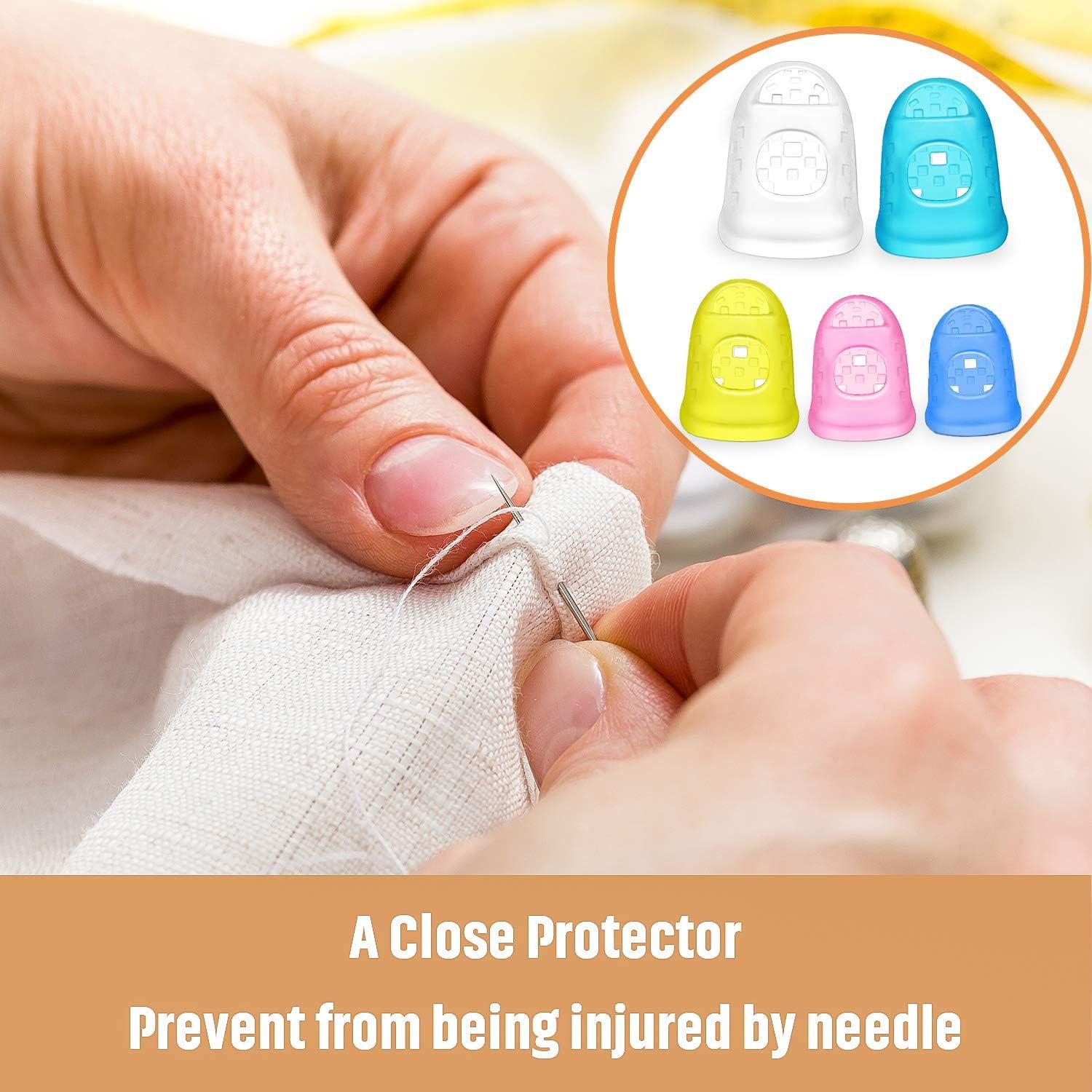 40 Protectores de Dedos de Silicona para Guitarra Multicolor