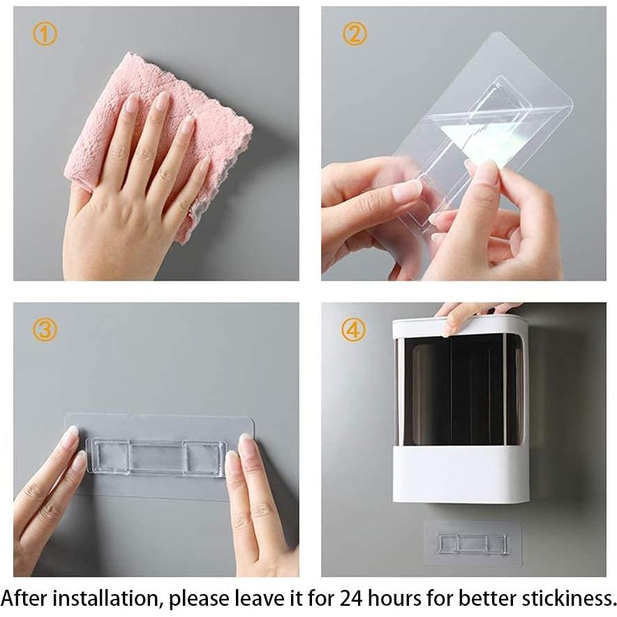 Dispensador de Tazas LBTING Montado en Pared Doble Tubo Gris